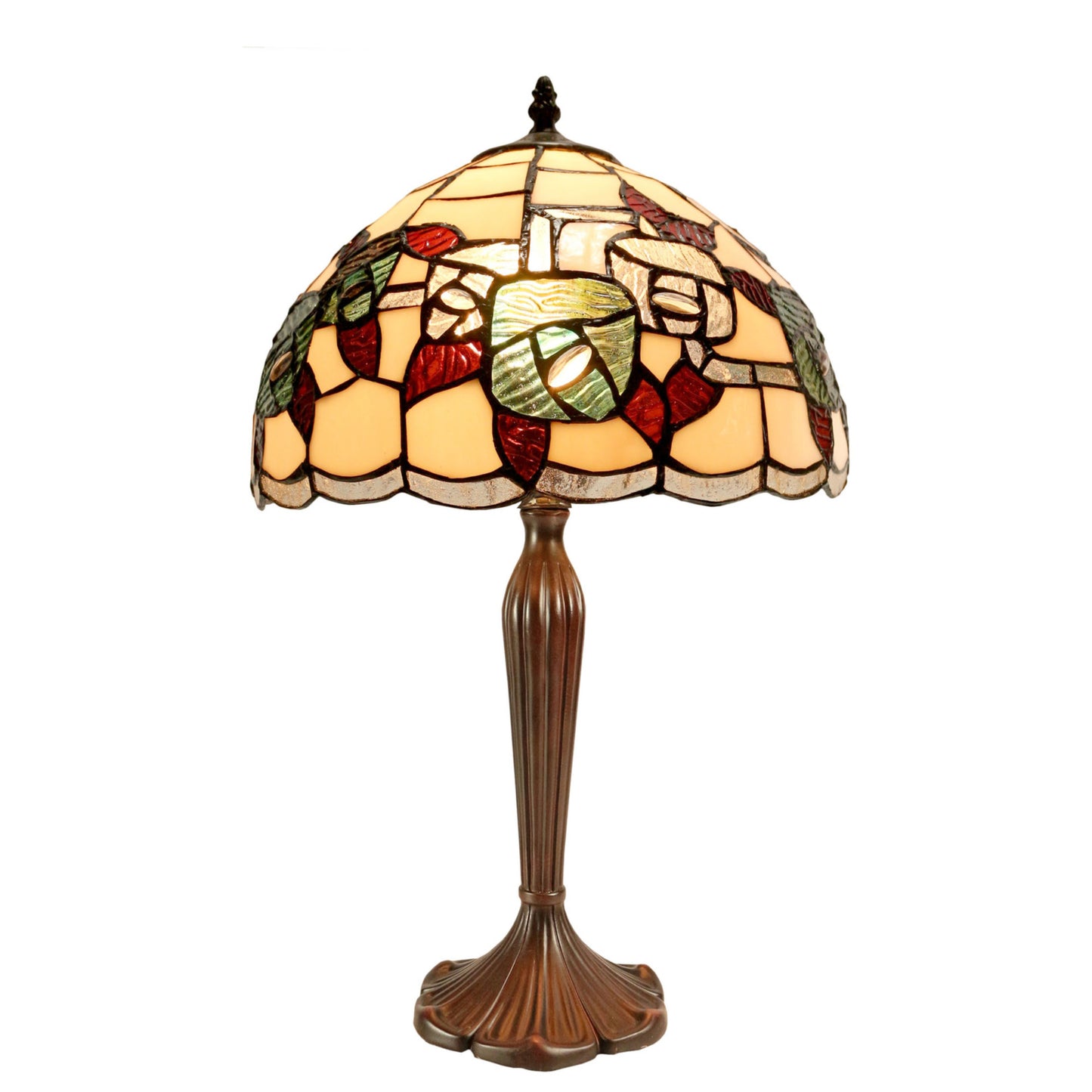 Ilona Tiffany Stained Glass Table Lamp Table Lamp G&G Bros