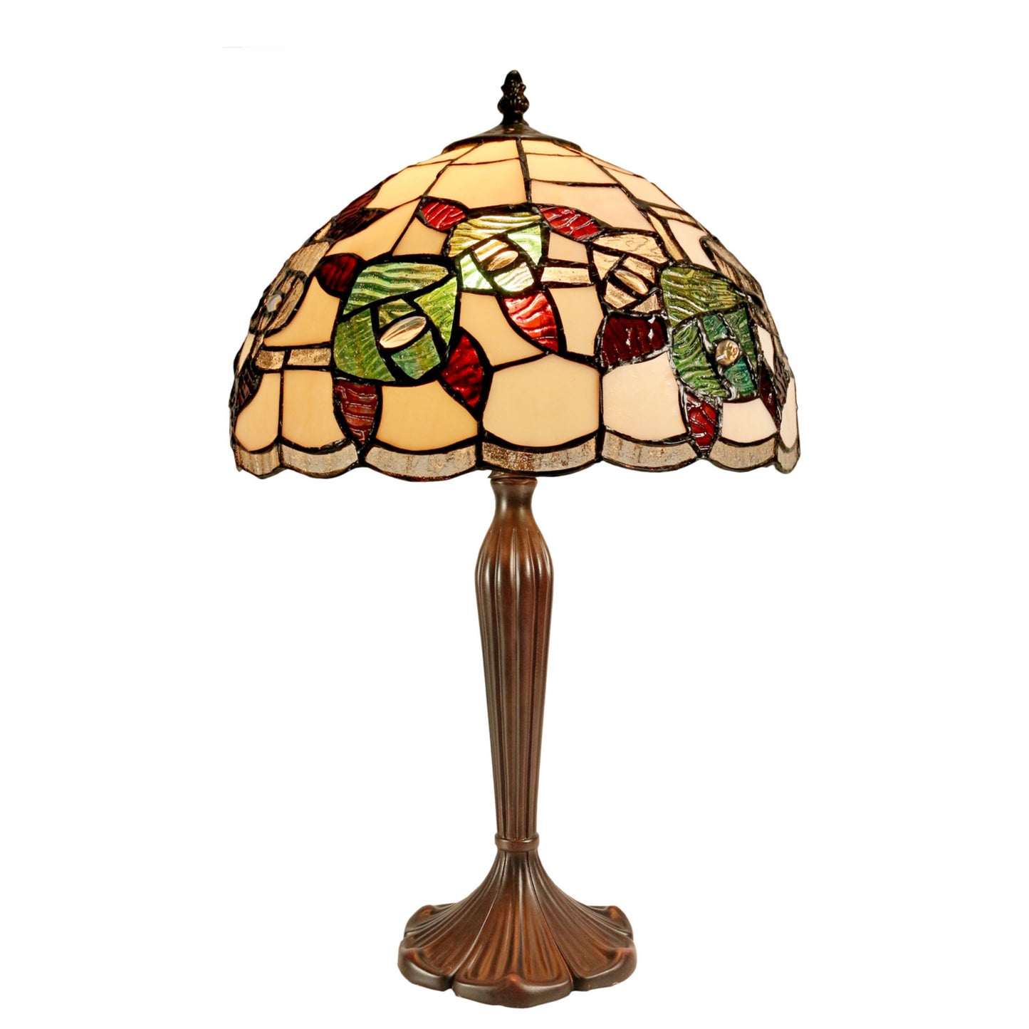 Ilona Tiffany Stained Glass Table Lamp Table Lamp G&G Bros
