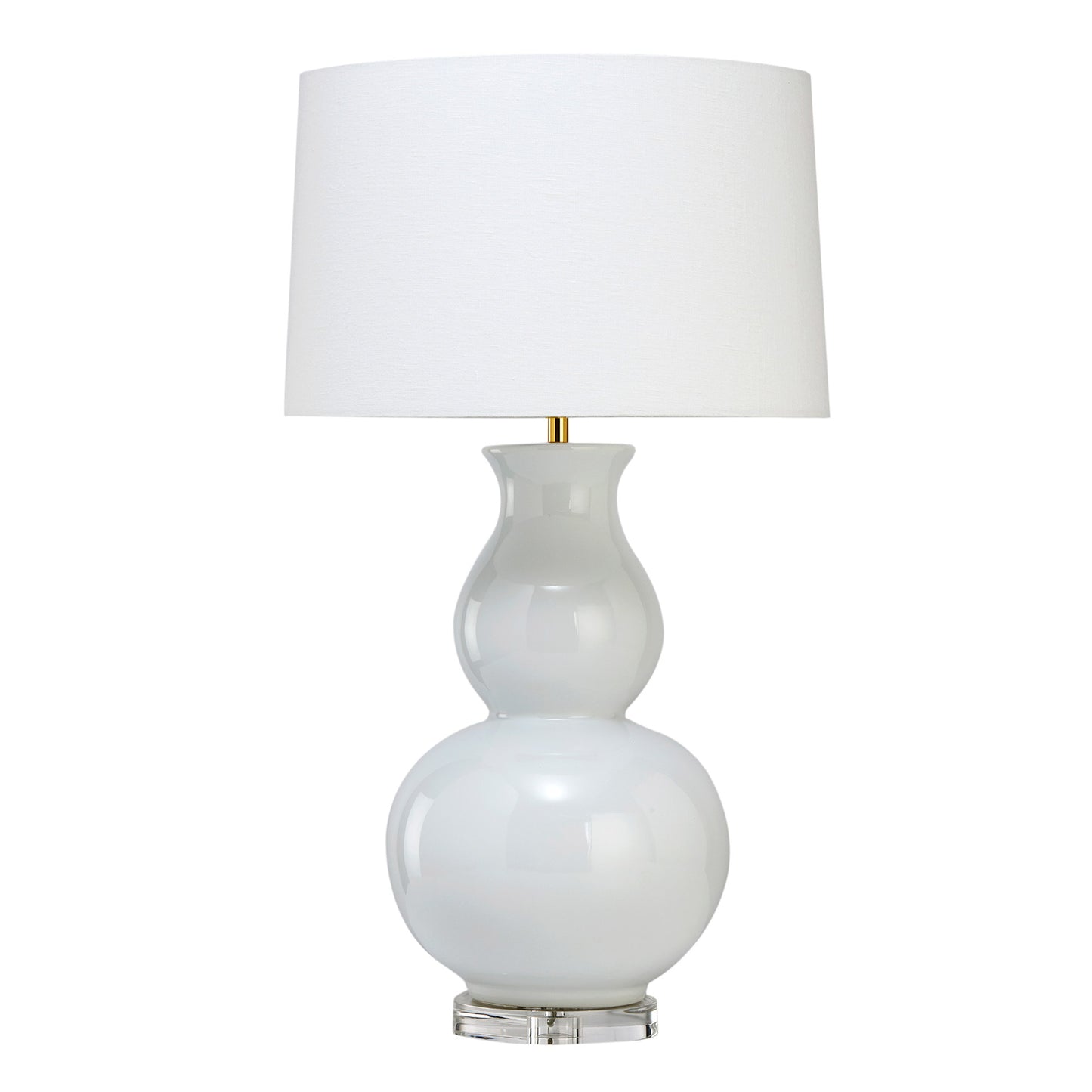 Jasmine Table Lamp - Gray Table Lamp Bloomingdales Lighting White New Coconut Linen