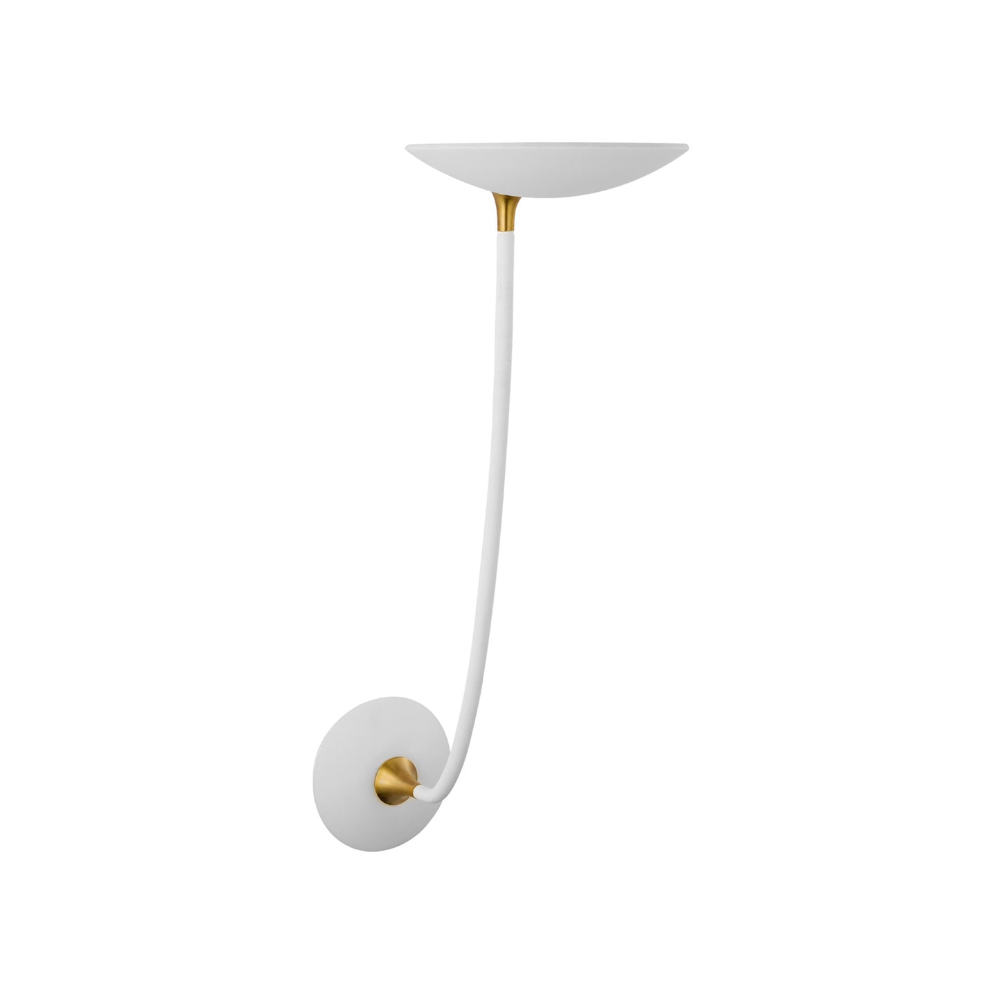 Thomas O'Brien Keira Large Sculptural Wall Sconce - Brass Wall Light Bloomingdales Lighting Matte White