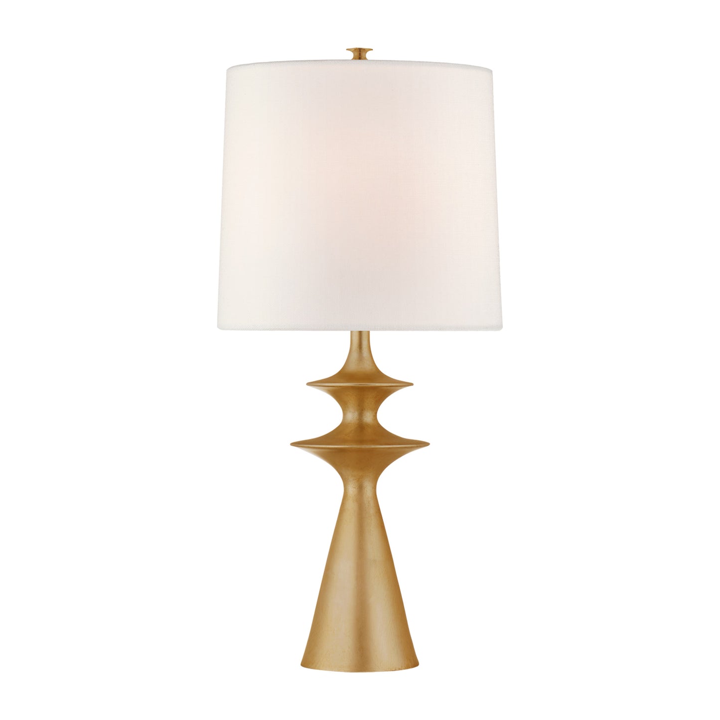 AERIN Lakmos Large Linen Table Lamp - Silver Leaf Table Lamp Bloomingdales Lighting Gild