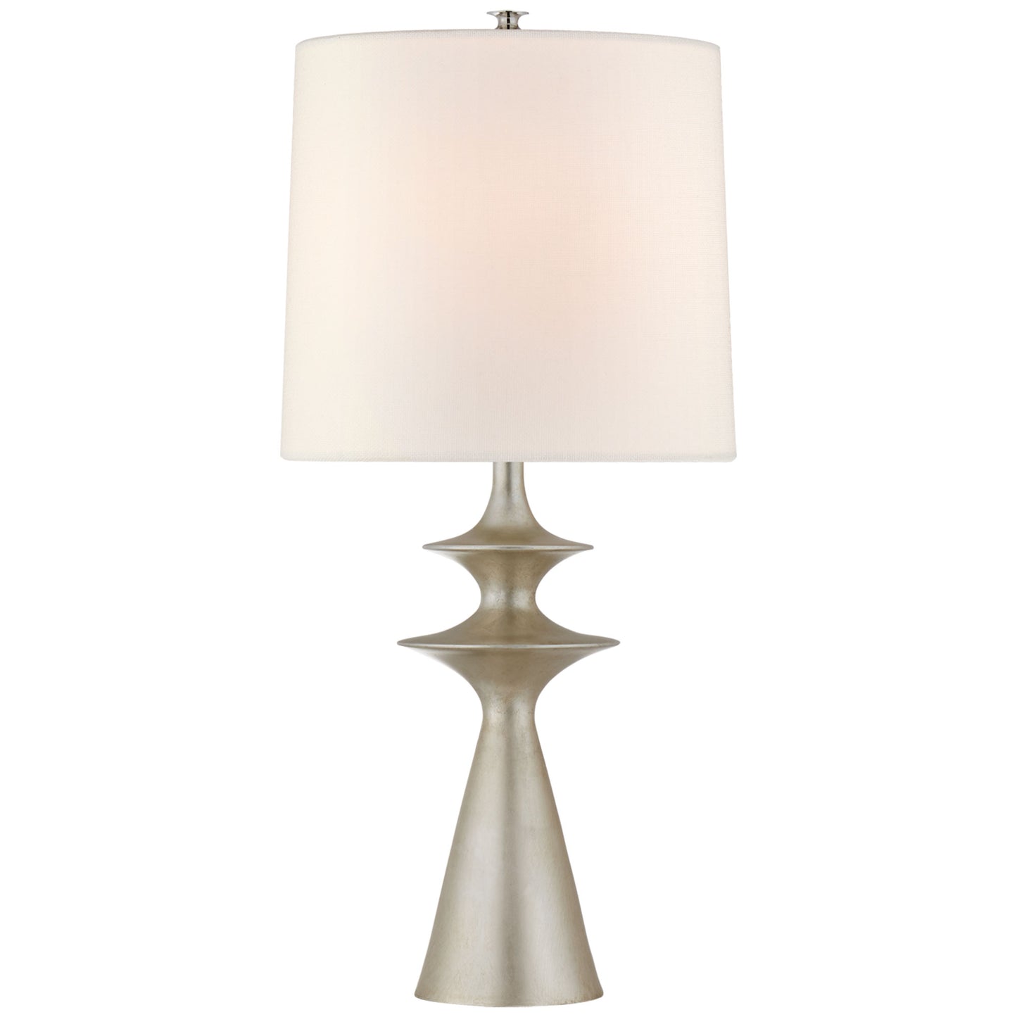 AERIN Lakmos Large Linen Table Lamp Table Lamp Bloomingdales Lighting Silver Leaf
