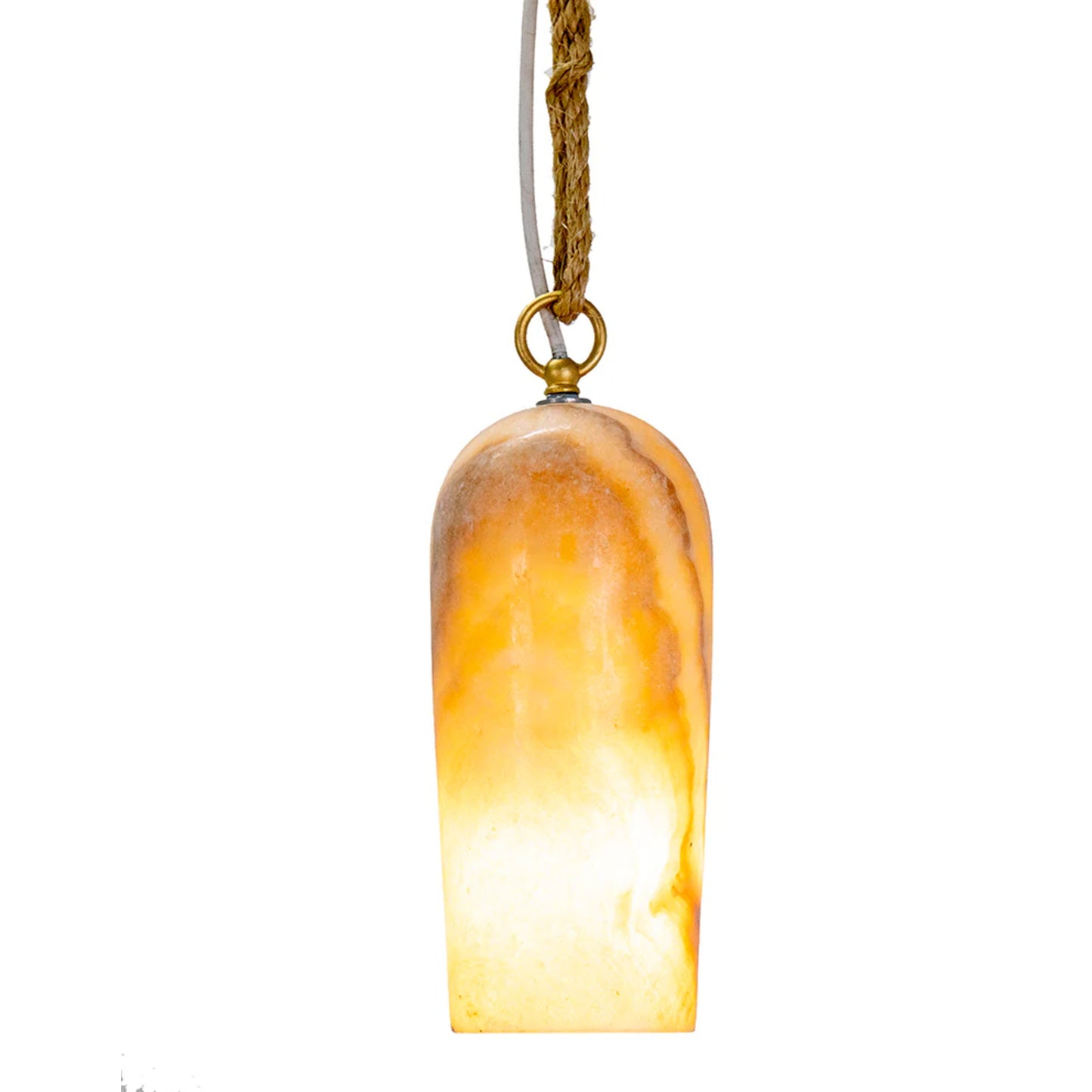 Leni Narrow Onyx Pendant Light Pendant Light Bisque Interiors