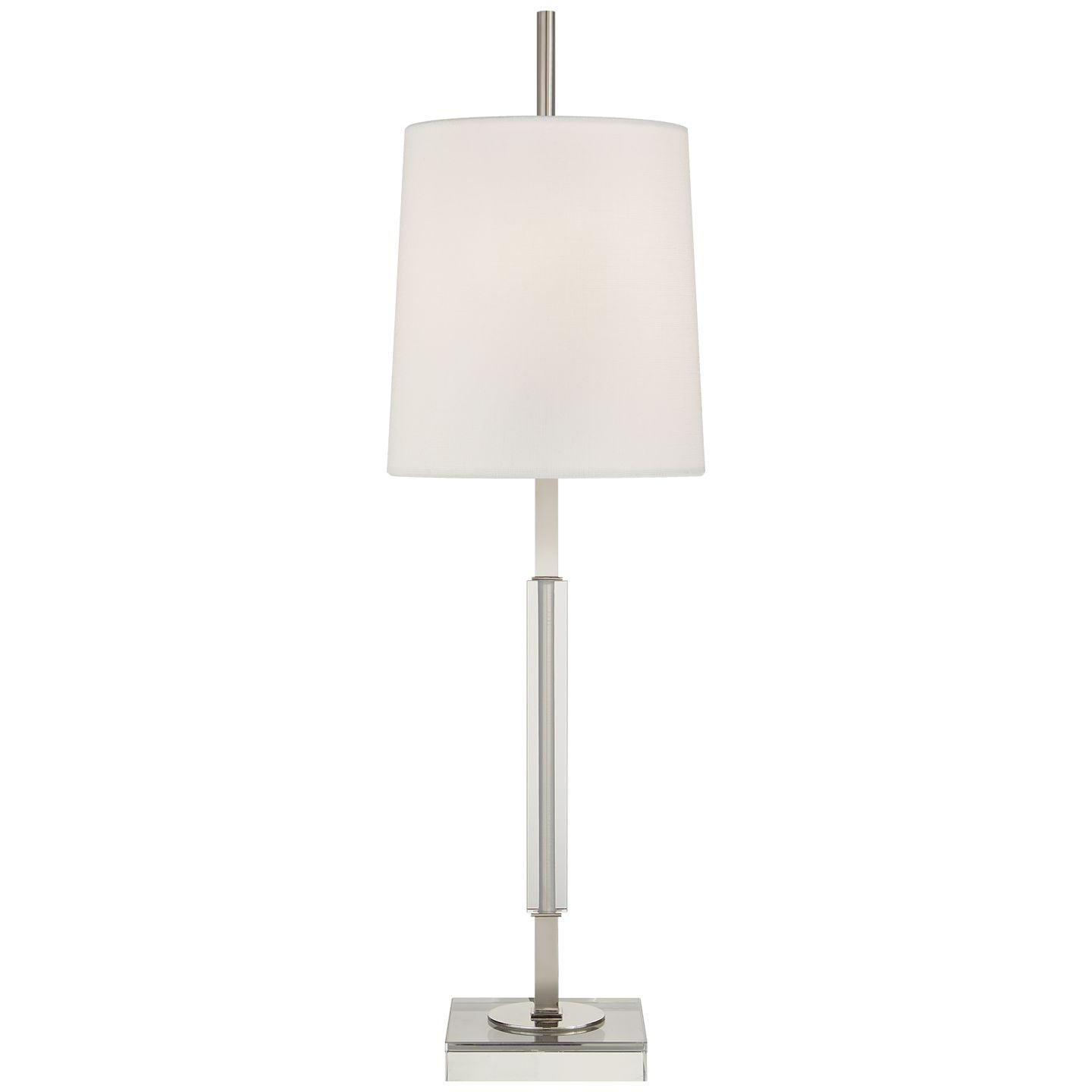 Thomas O'Brien Lexington Crystal Table Lamp - Brass Table Lamp Bloomingdales Lighting Nickel