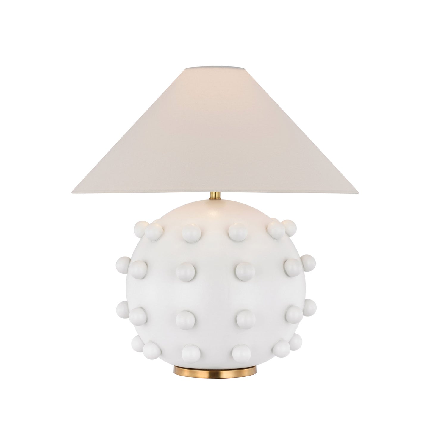 Kelly Wearstler Linden Medium Orb Table Lamp - Plaster White Table Lamp Bloomingdales Lighting