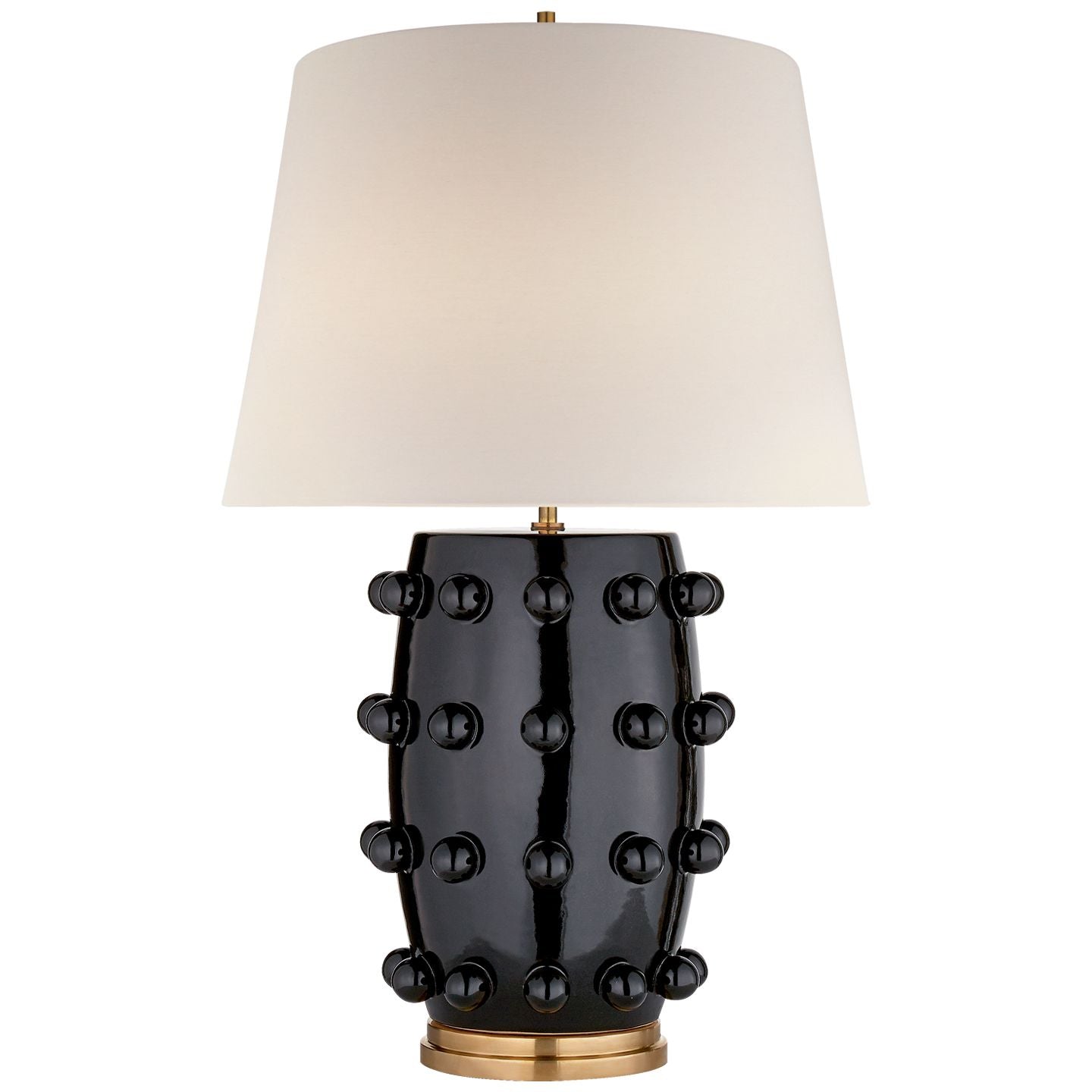 Kelly Wearstler Linden Sculpted Large Table Lamp Table Lamp Bloomingdales Lighting Black Medium
