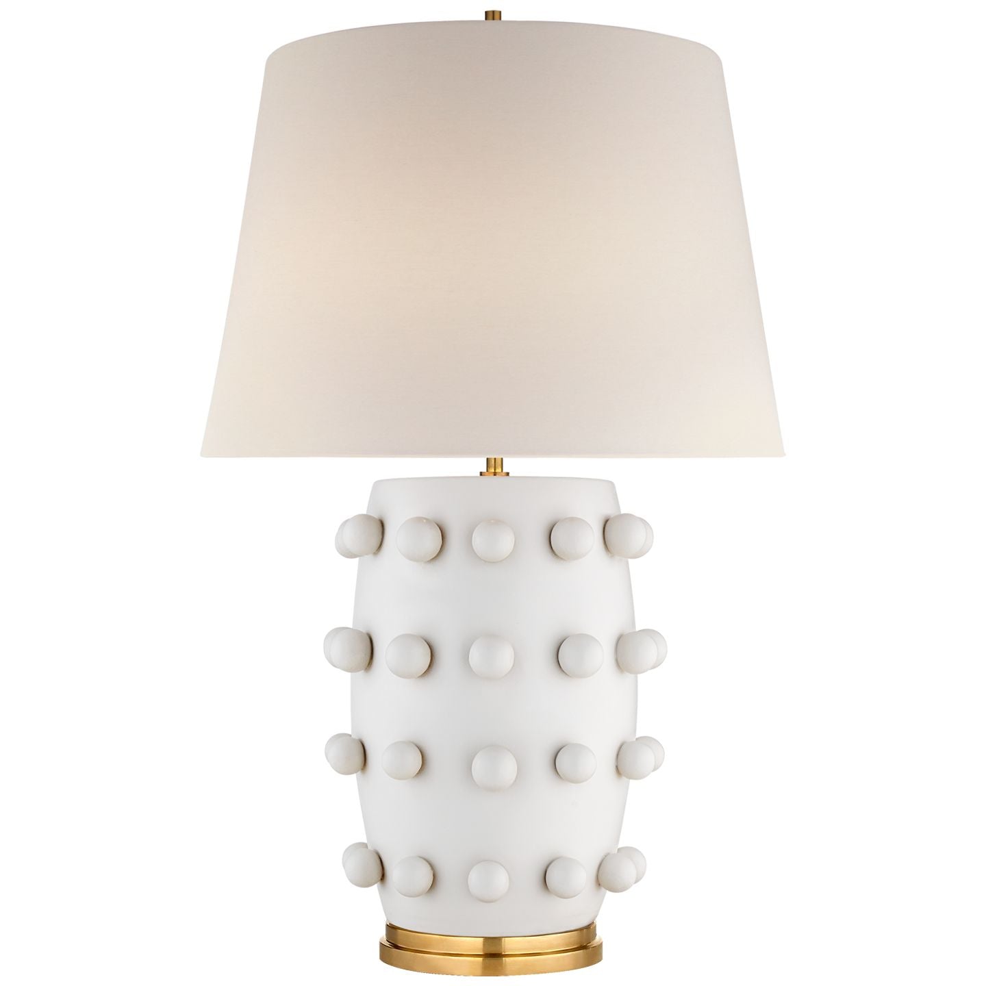 Kelly Wearstler Linden Sculpted Medium Table Lamp - White Table Lamp Bloomingdales Lighting White Medium