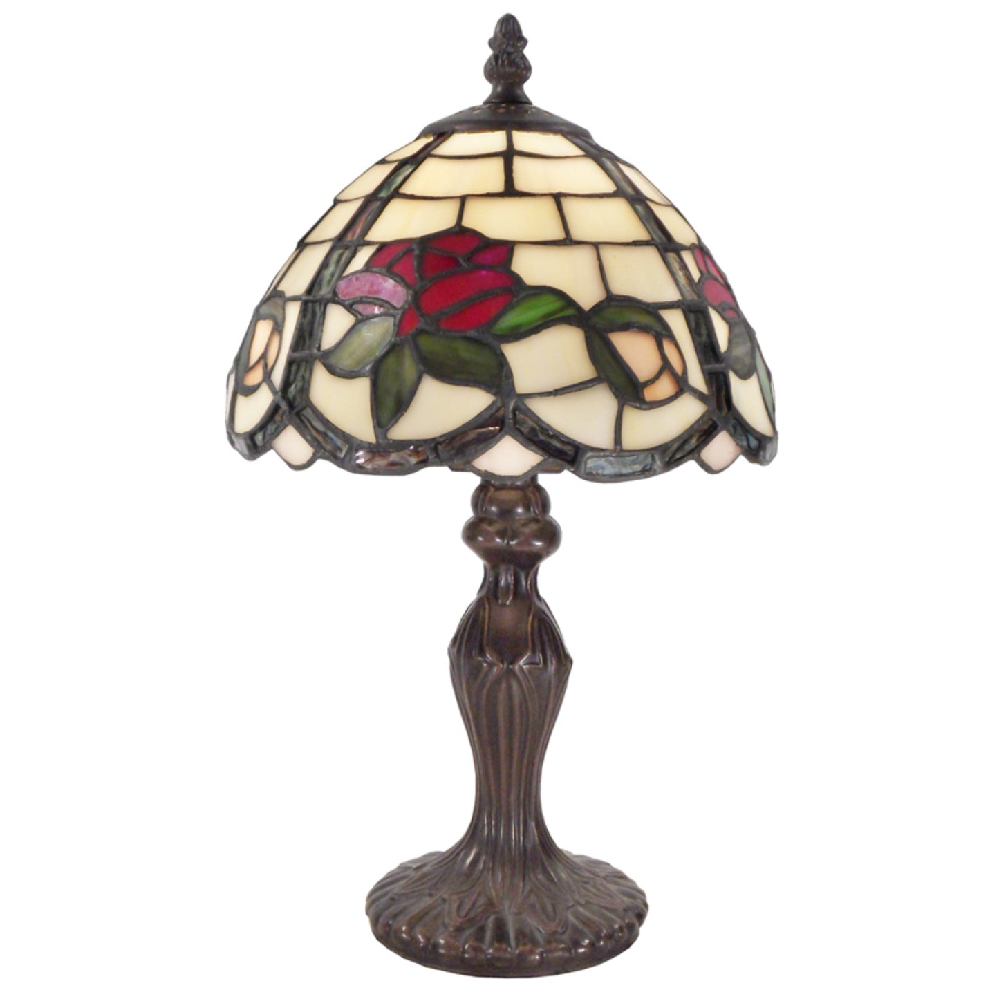 Lola Small Stained Glass Table Lamp Table Lamp G&G Bros