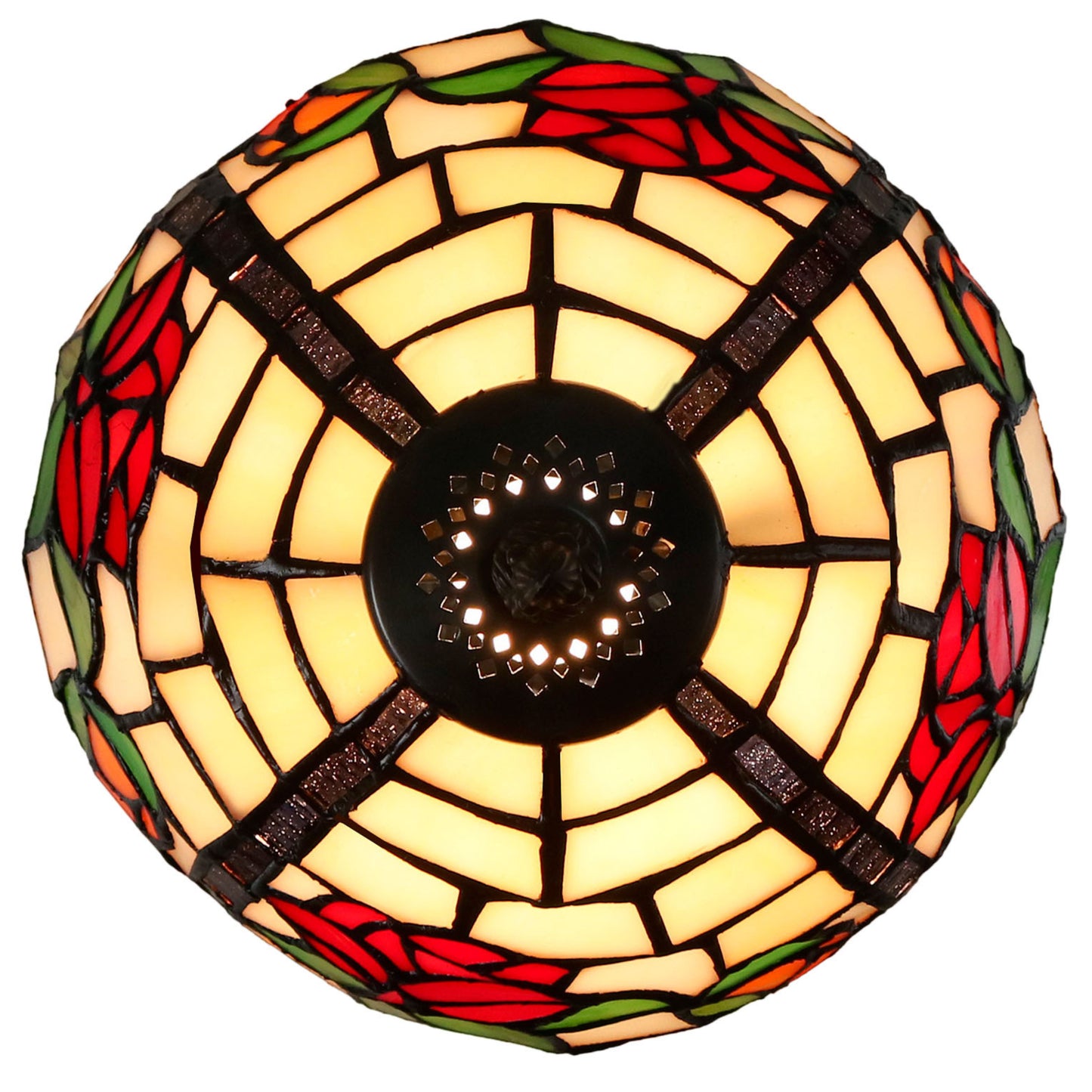 Lola Small Stained Glass Table Lamp Table Lamp G&G Bros