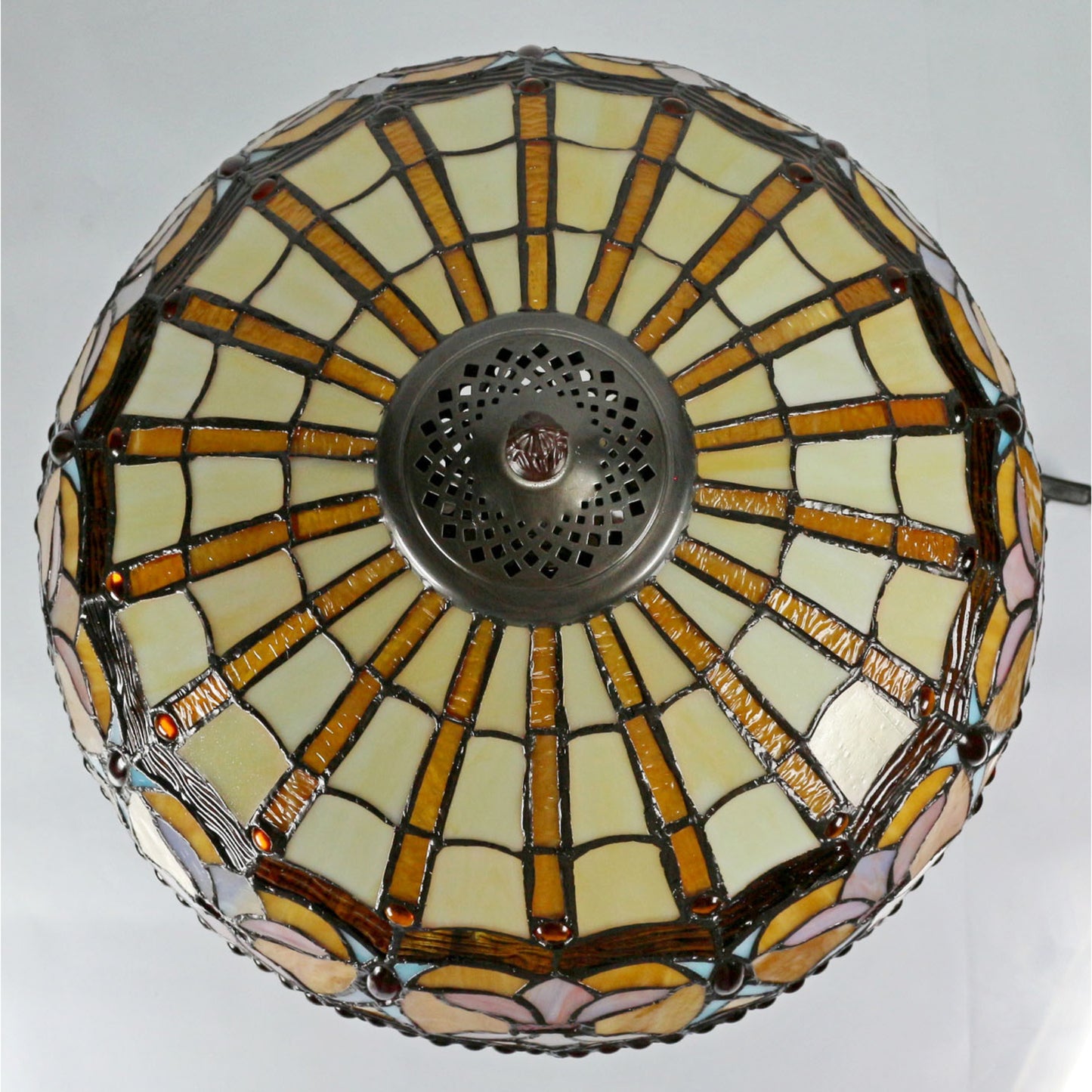 Madonna Beaded Stained Glass Table Lamp Table Lamp G&G Bros