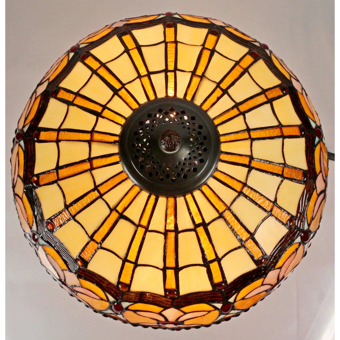 Madonna Beaded Stained Glass Table Lamp Table Lamp G&G Bros