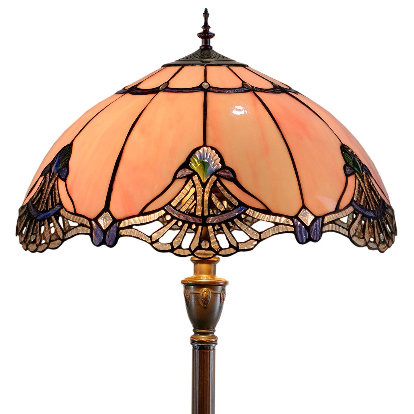 Memphis Stained Glass Floor Lamp Floor Lamp G&G Bros
