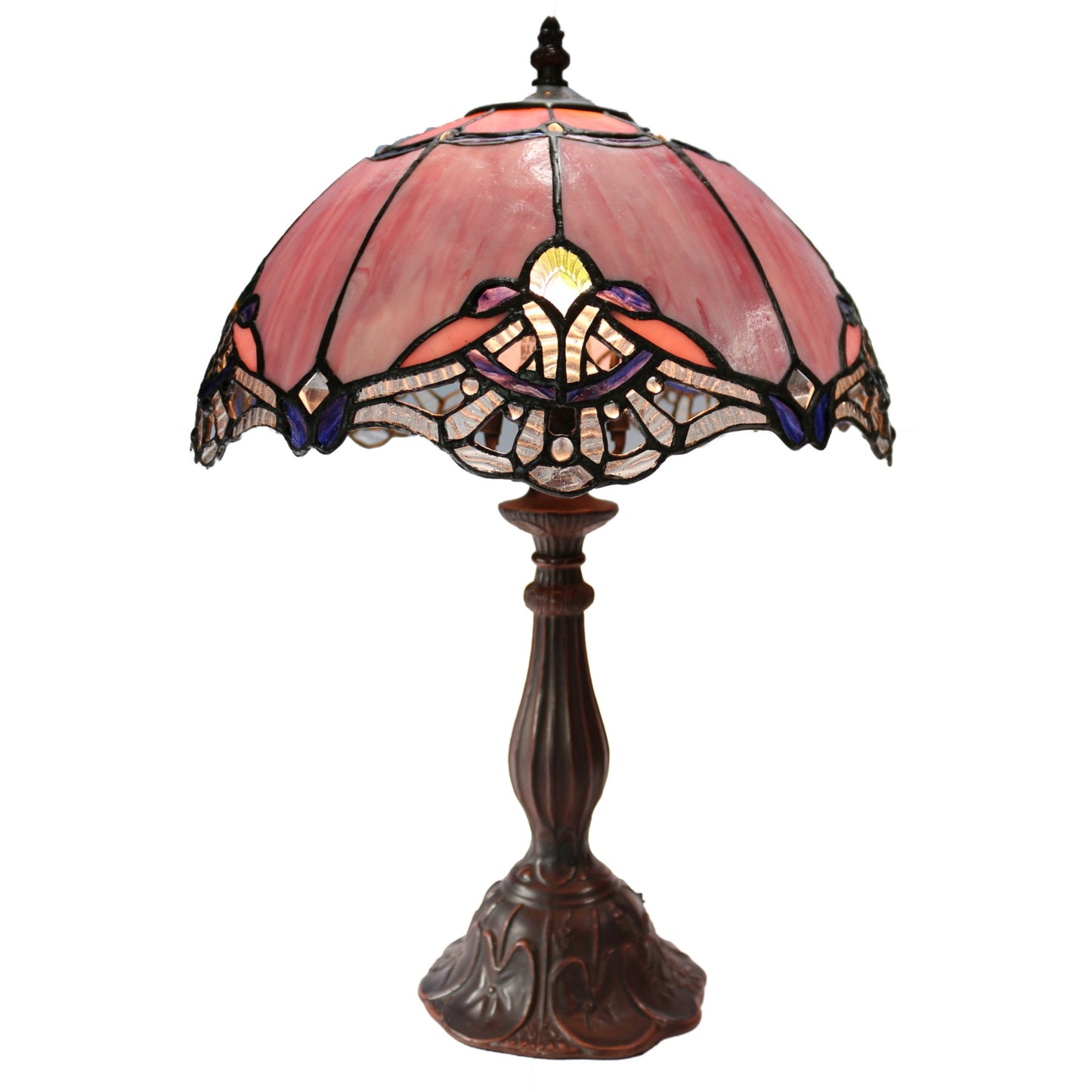 Memphis Stained Glass Table Lamp Table Lamp G&G Bros