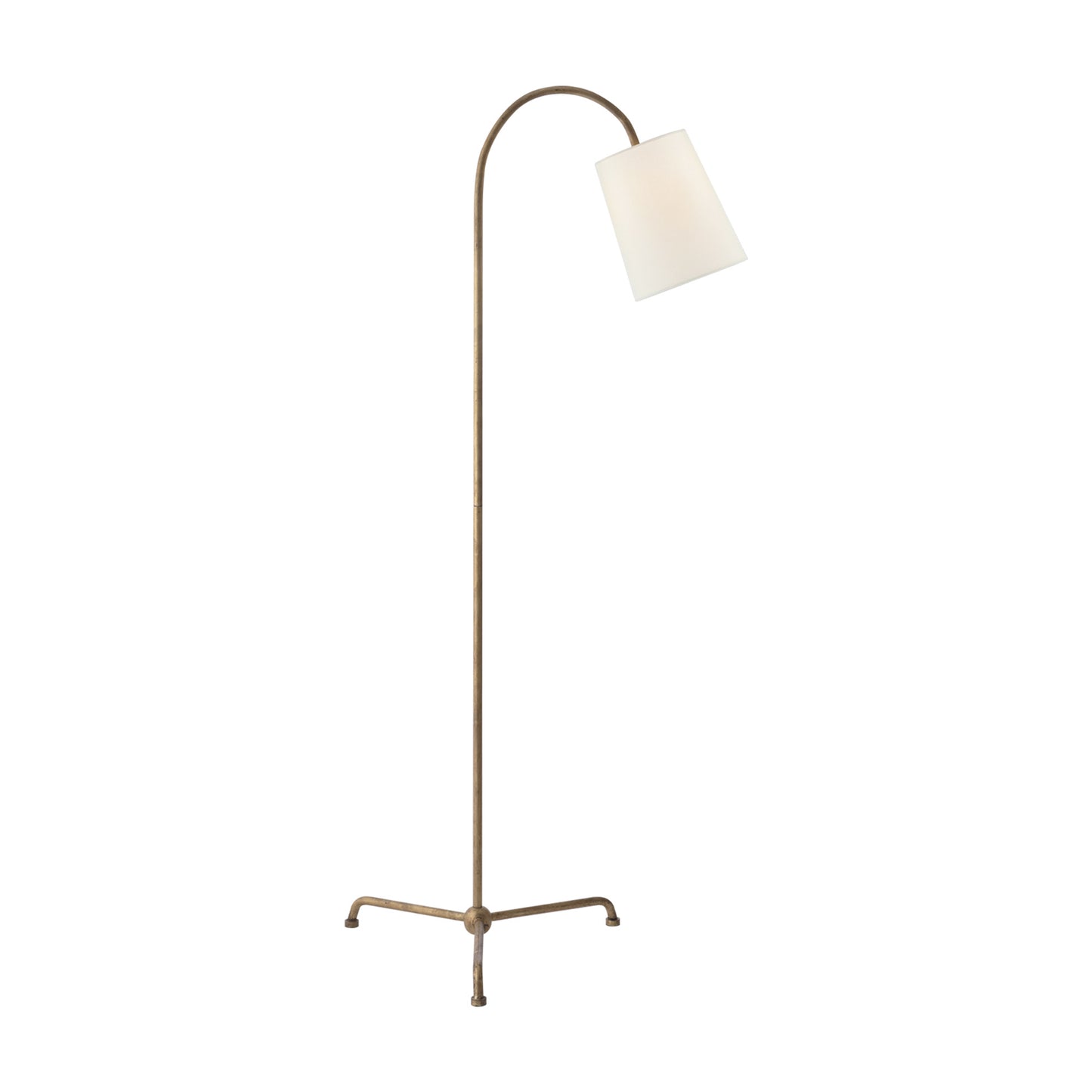 Thomas O'Brien Mia Floor Lamp - Aged Iron Floor Lamp Bloomingdales Lighting Gilded Iron