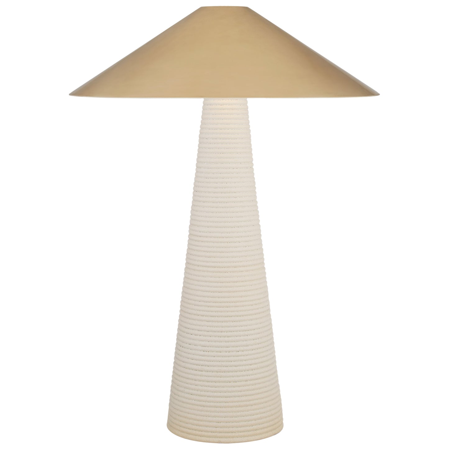 Kelly Wearstler Miramar Sculptural Table Lamp Table Lamp Bloomingdales Lighting White & Brass