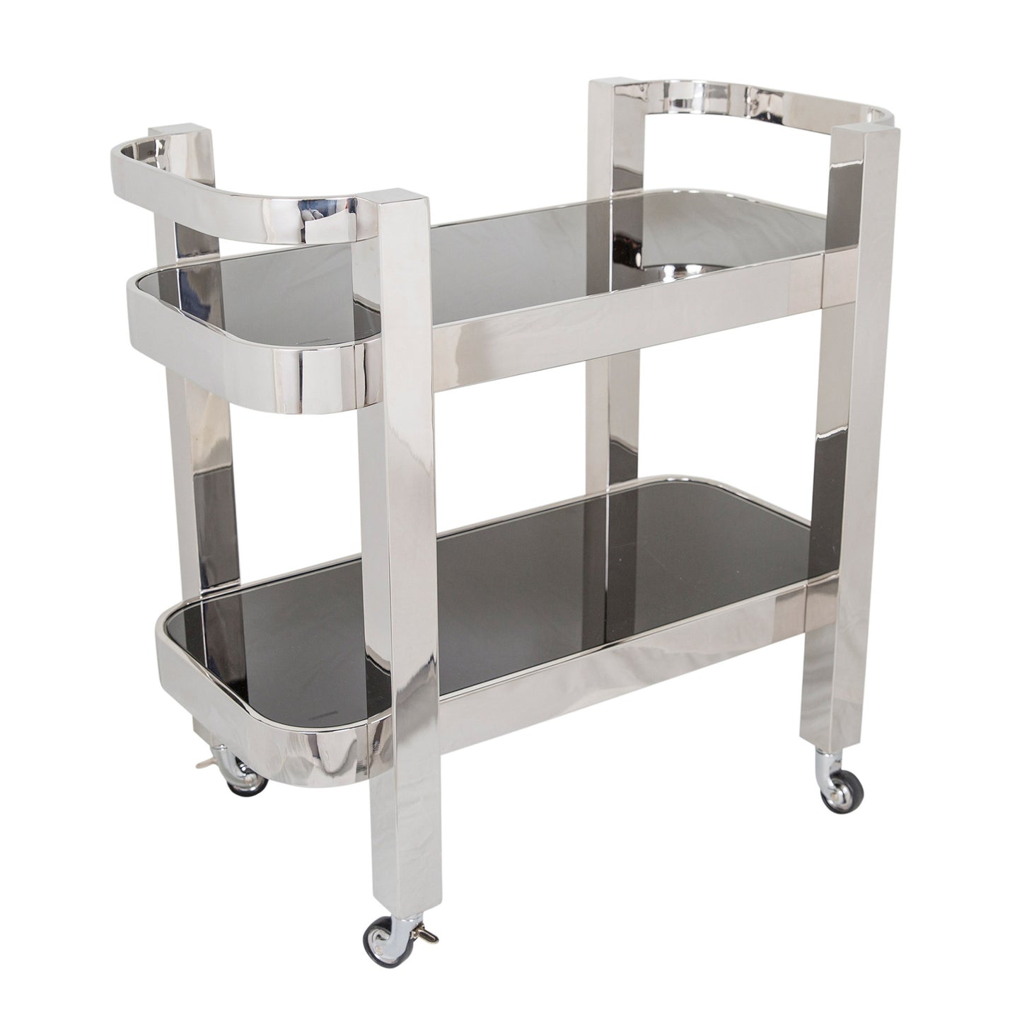 Nevada Glass Drinks Trolley Drinks Cart Bloomingdales Polished Nickel
