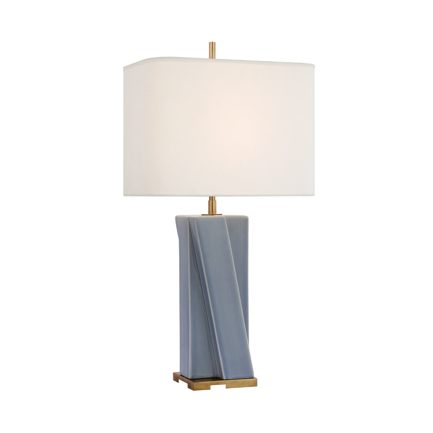 Thomas O'Brien Niki Medium Ceramic Table Lamp - Mixed Blue Table Lamp Bloomingdales Lighting Polar Blue