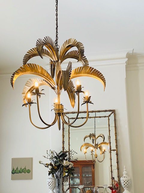 Palms Springs Large Leaf Chandelier Chandelier Gypset Cargo