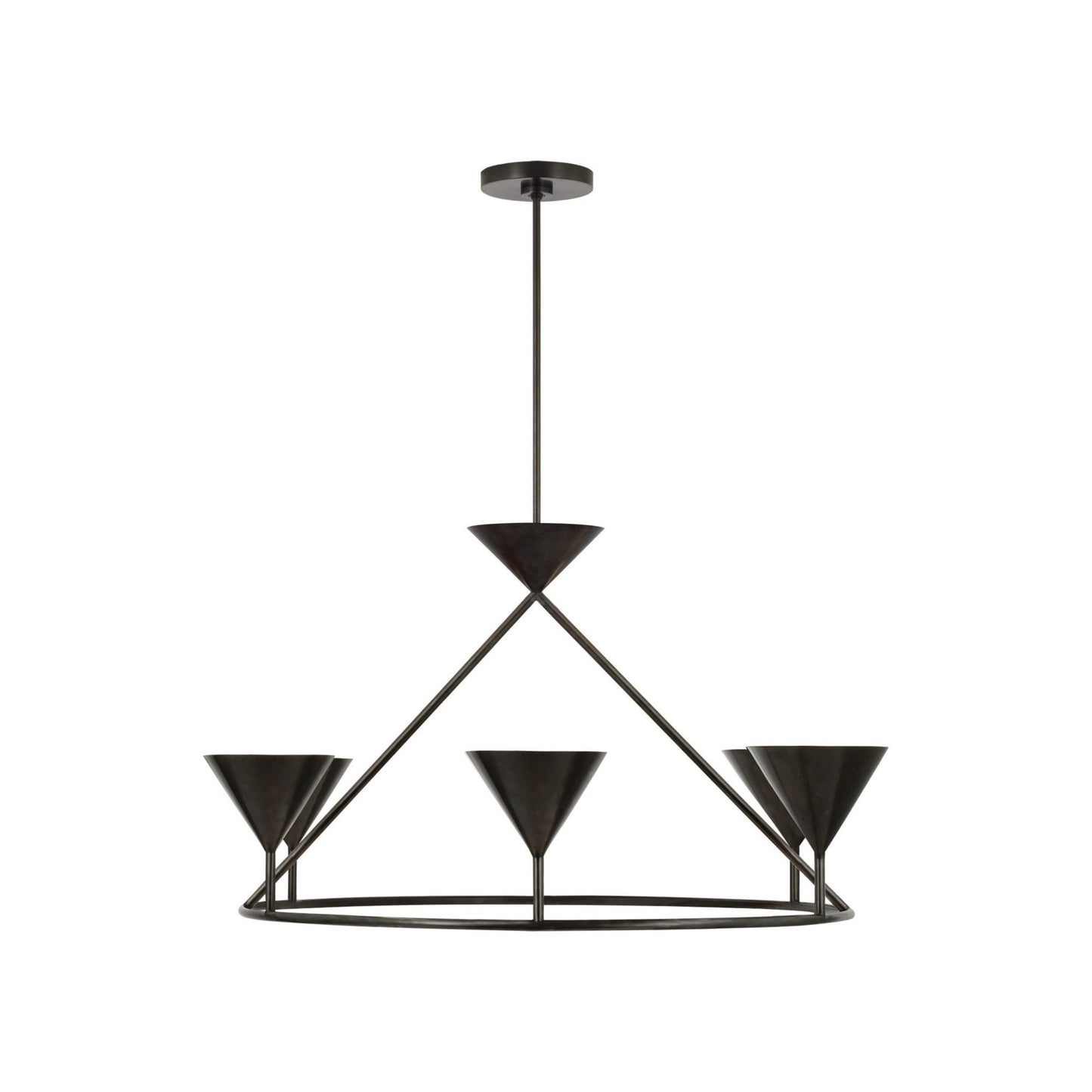 Paloma Contreras Orsay Large Ring Chandelier - Bronze Pendant Light Bloomingdales Lighting Bronze