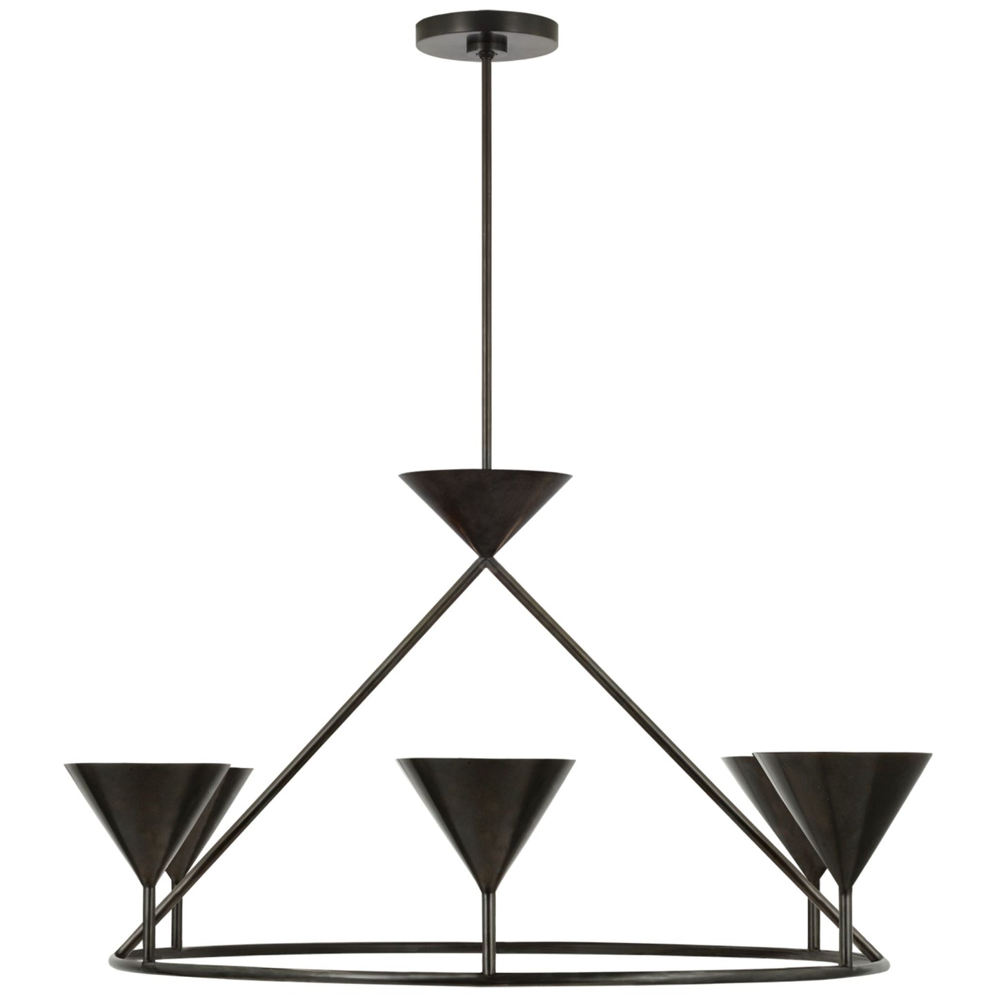 Paloma Contreras Orsay Large Ring Chandelier - Bronze Pendant Light Bloomingdales Lighting