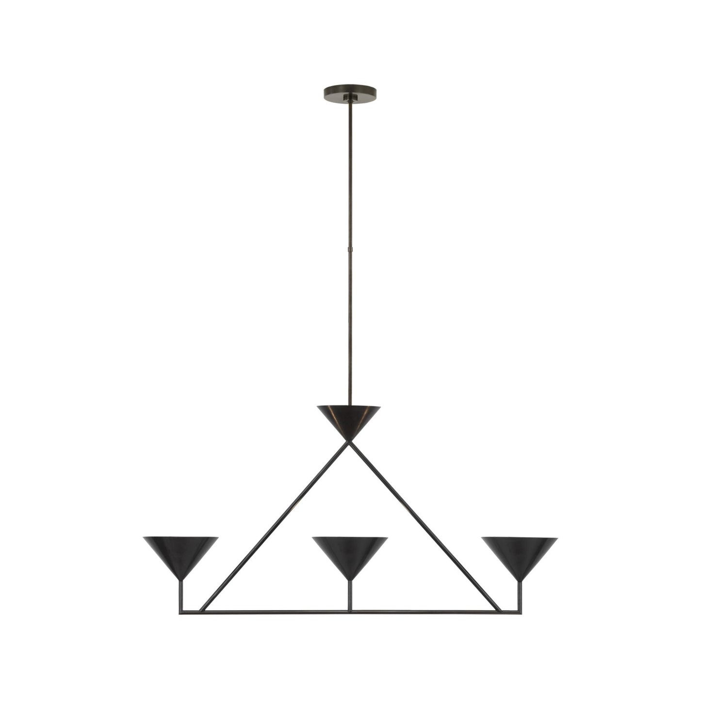 Paloma Contreras Orsay Medium 3-Light Linear Chandelier Pendant Light Bloomingdales Lighting Bronze