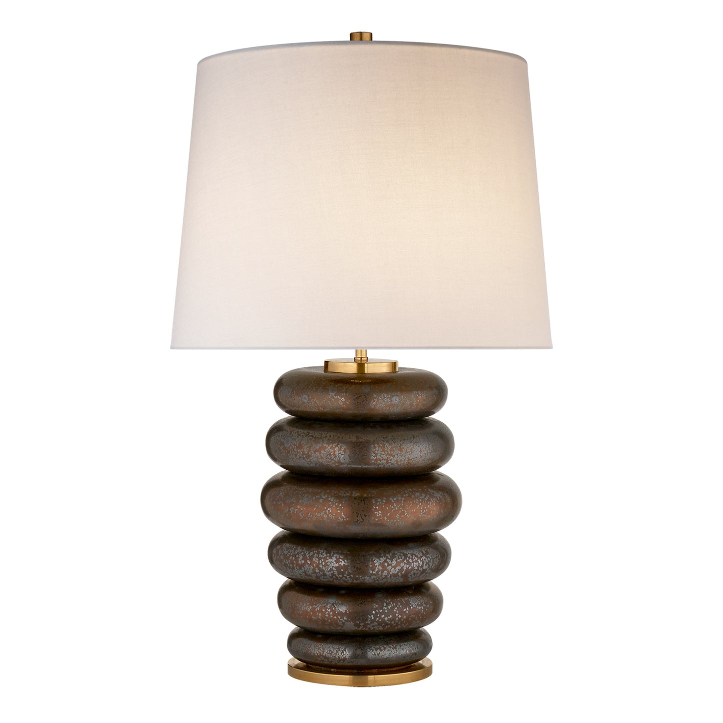 Kelly Wearstler Phoebe Stacked Linen Table Lamp Table Lamp Bloomingdales Lighting Bronze Large