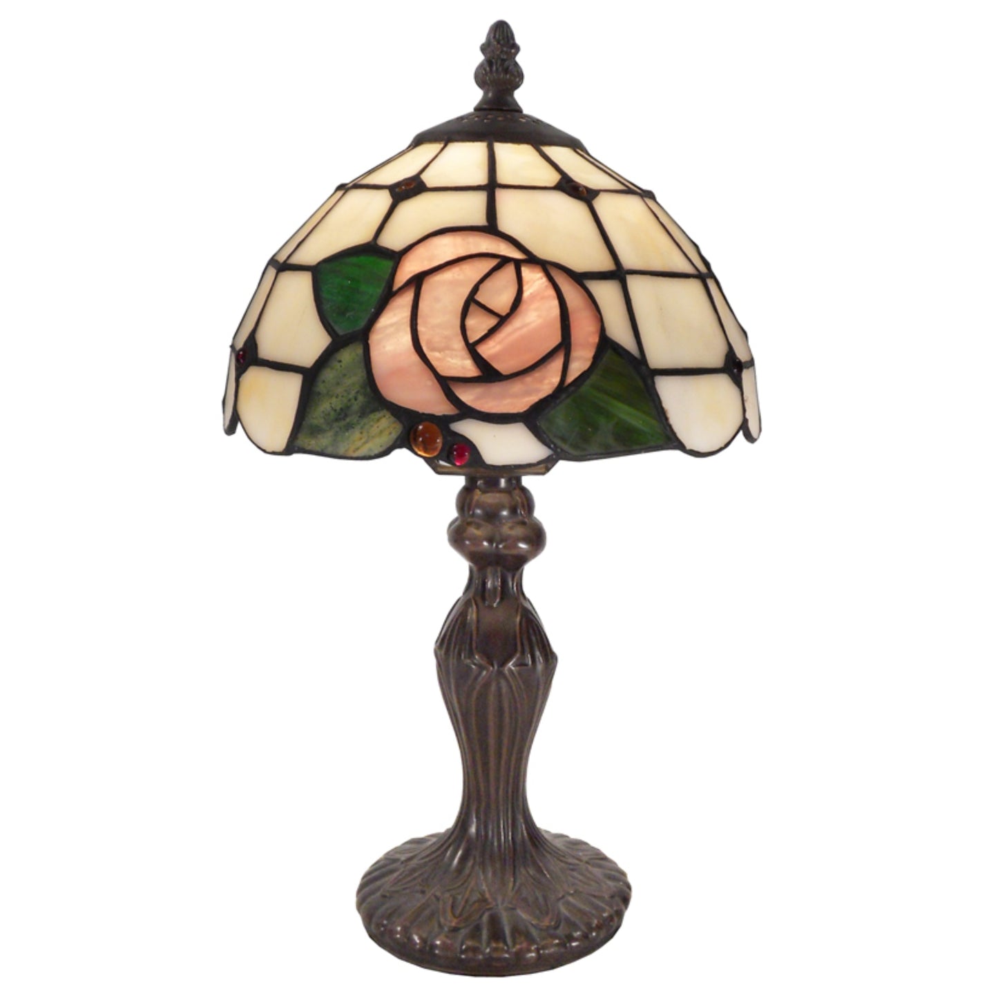Pia Small Stained Glass Table Lamp Table Lamp G&G Bros