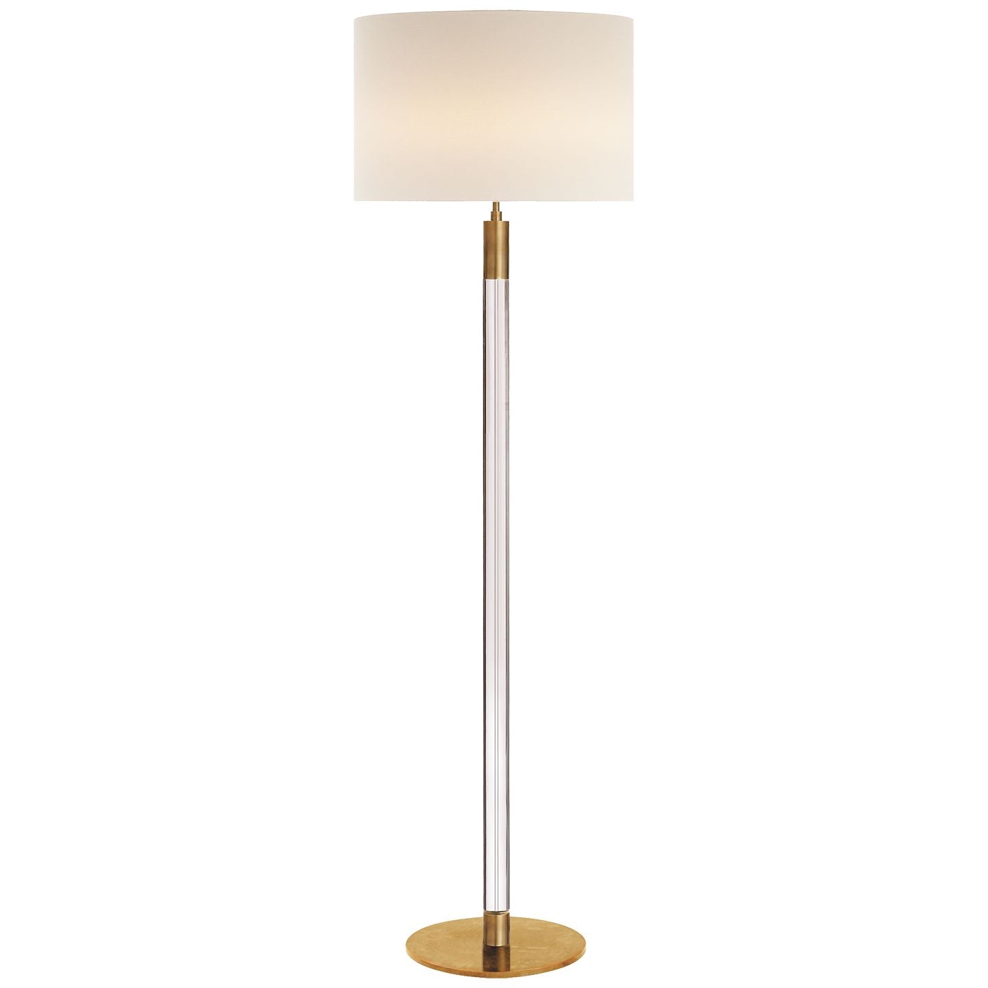 AERIN Riga Glass Floor Lamp - Brass Floor Lamp Bloomingdales Lighting