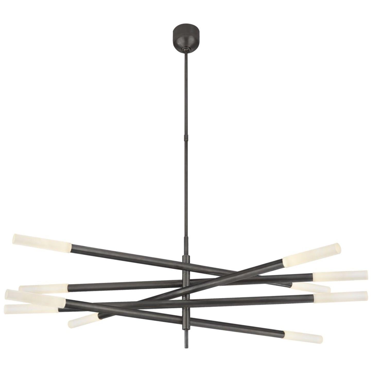 Kelly Wearstler Rousseau Grande Ten-Light Articulating Chandelier - Brass Pendant Light Bloomingdales Lighting Bronze