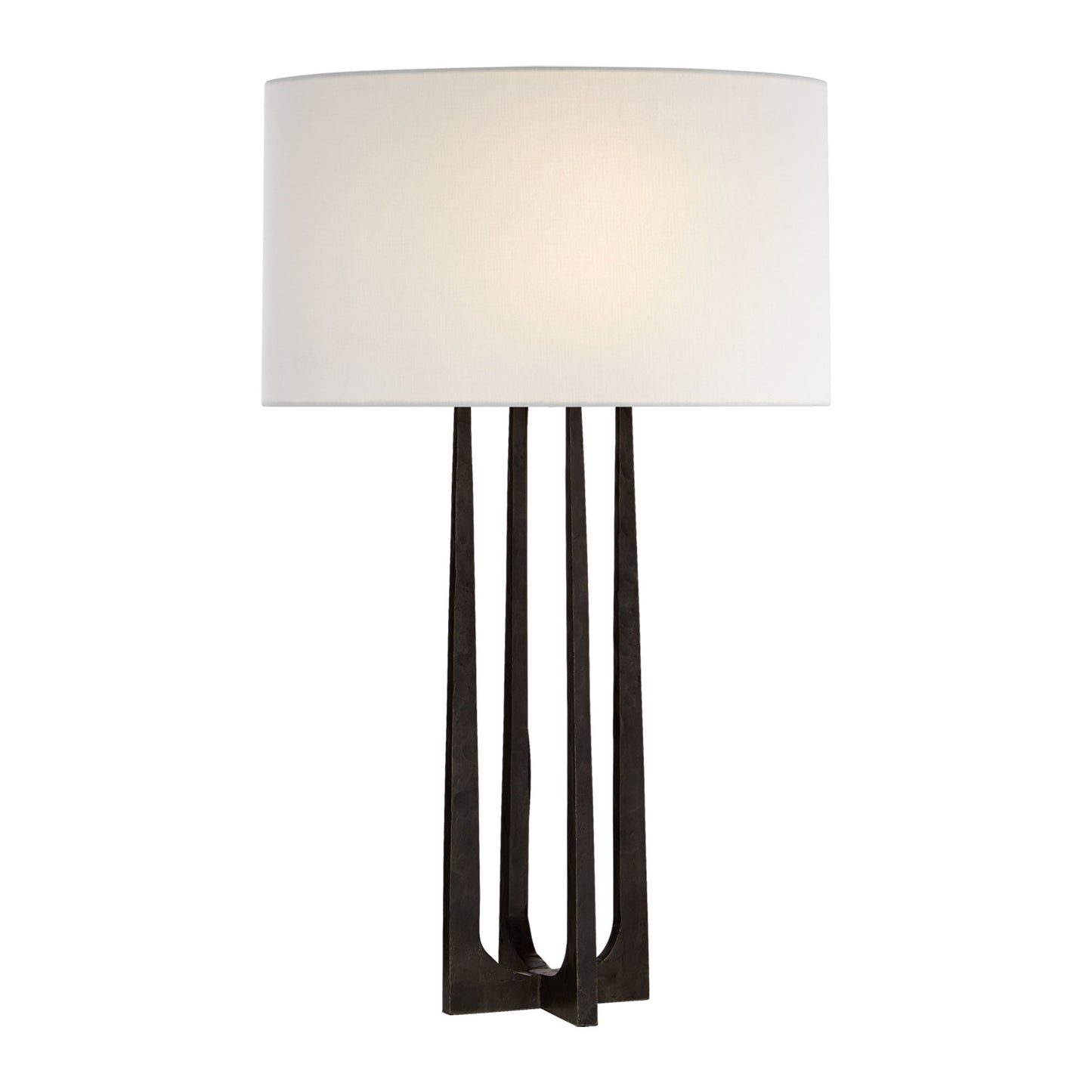 Ian K. Fowler Scala Linen Table Lamp - Aged Iron Table Lamp Bloomingdales Lighting Aged Iron