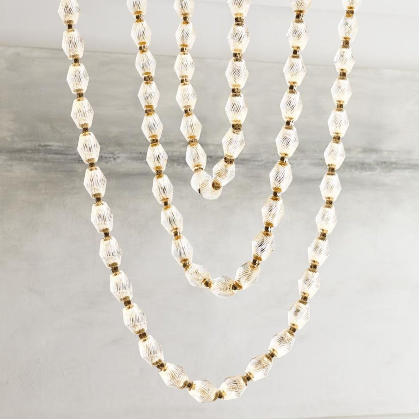 Sean Lavin Brass and Crystal Collier 48 Pendant Light Pendant Light Bloomingdales Lighting