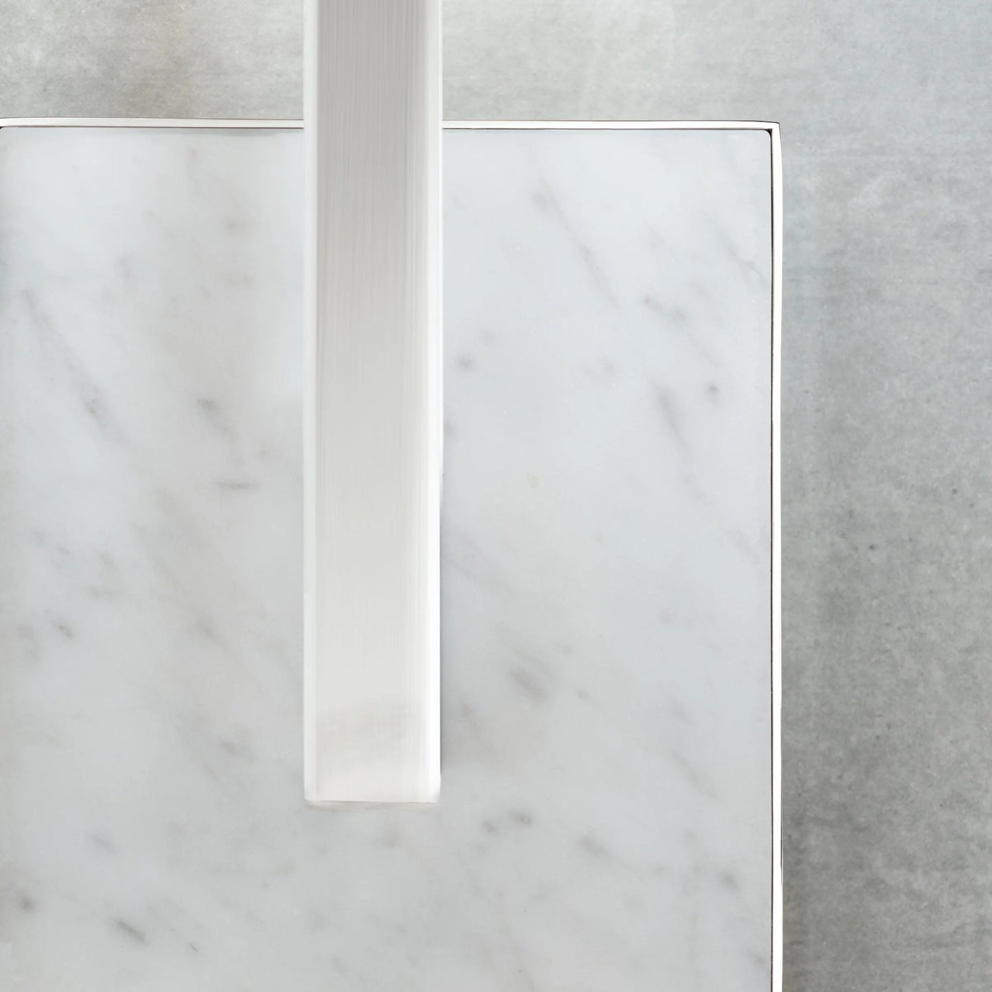 Sean Lavin Klee 20" White Marble Wall Sconce - Polished Nickel Wall Light Bloomingdales Lighting