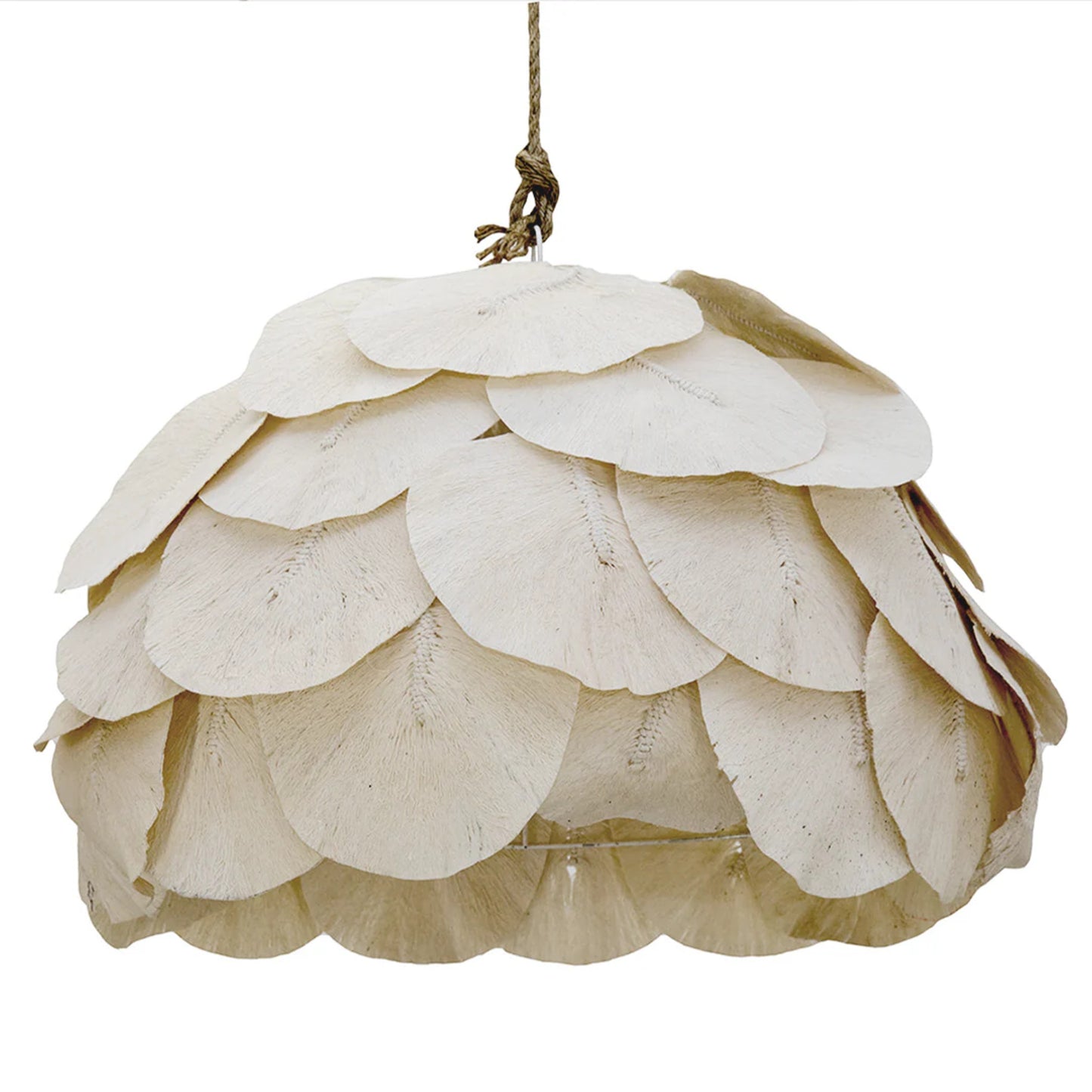 Sofia Dome Petal Pendant Light Pendant Light Bisque Interiors