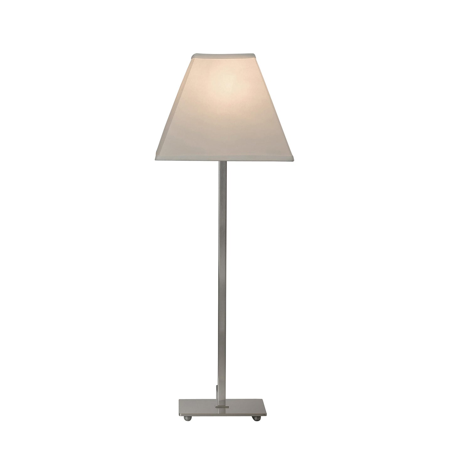 Square Table Lamp - Brushed Nickel Table Lamp Bloomingdales Lighting White Parchment