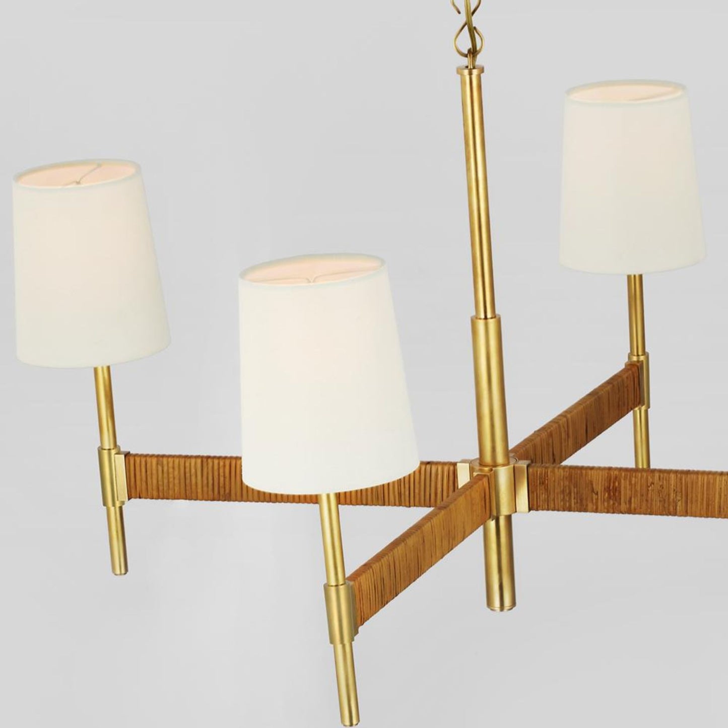 Suzanne Kasler Elle Large Chandelier - Brass Pendant Light Bloomingdales Lighting