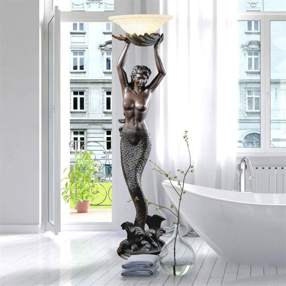 Mermaid Sculptural Floor Lamp Floor Lamp G&G Bros