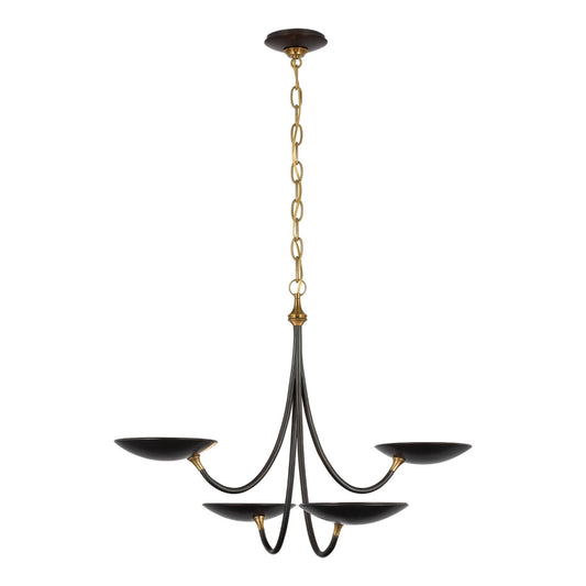 Thomas O'Brien Keira Medium Chandelier - Bronze and Brass Pendant Light Bloomingdales Lighting Bronze & Brass M