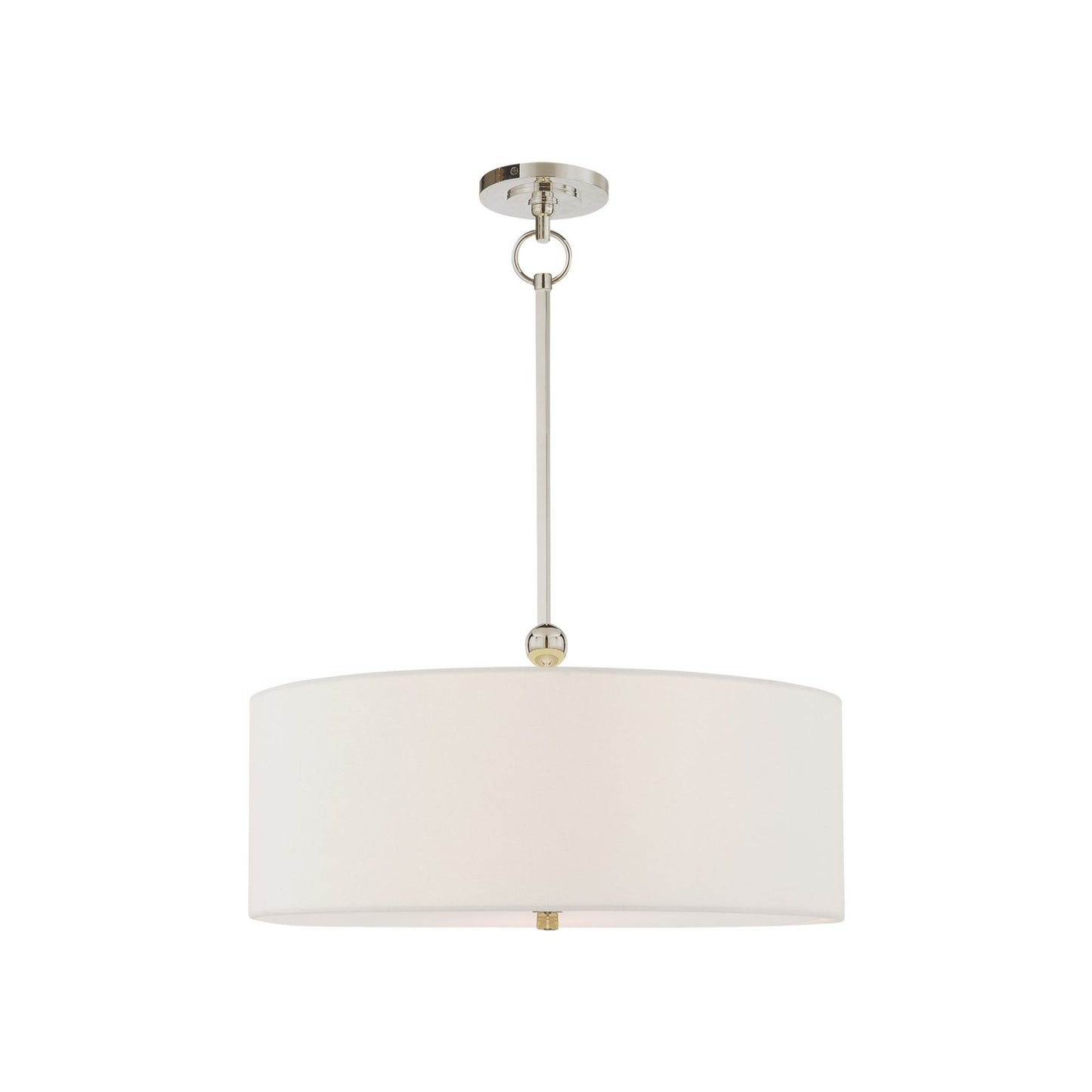Thomas O'Brien Reed Hanging Shade - Brass Pendant Light Bloomingdales Lighting Polished Nickel
