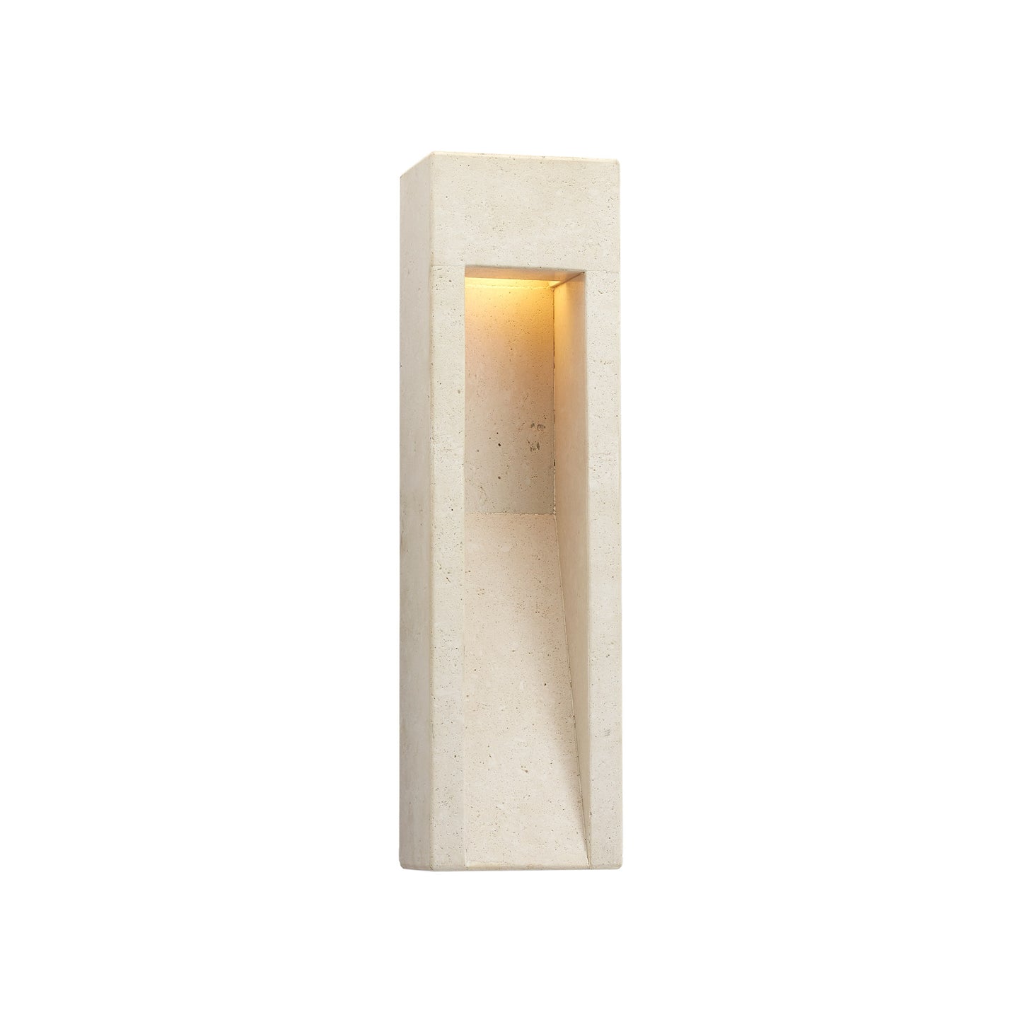 Kelly Wearstler Tribute Tall Wall Sconce - Travertine Wall Light Bloomingdales Lighting