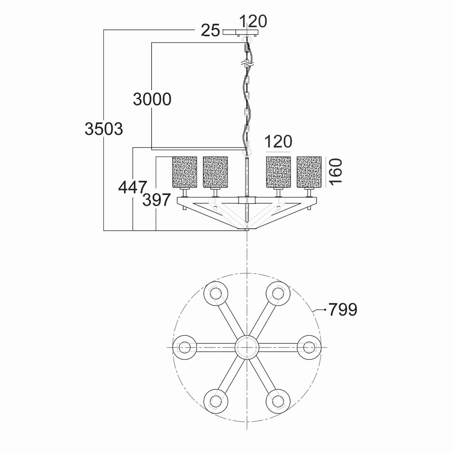 VOTIF Retro Oak Wood With Clear Blown Dimpled Glass Pendant Light Pendant Light CLA Lighting