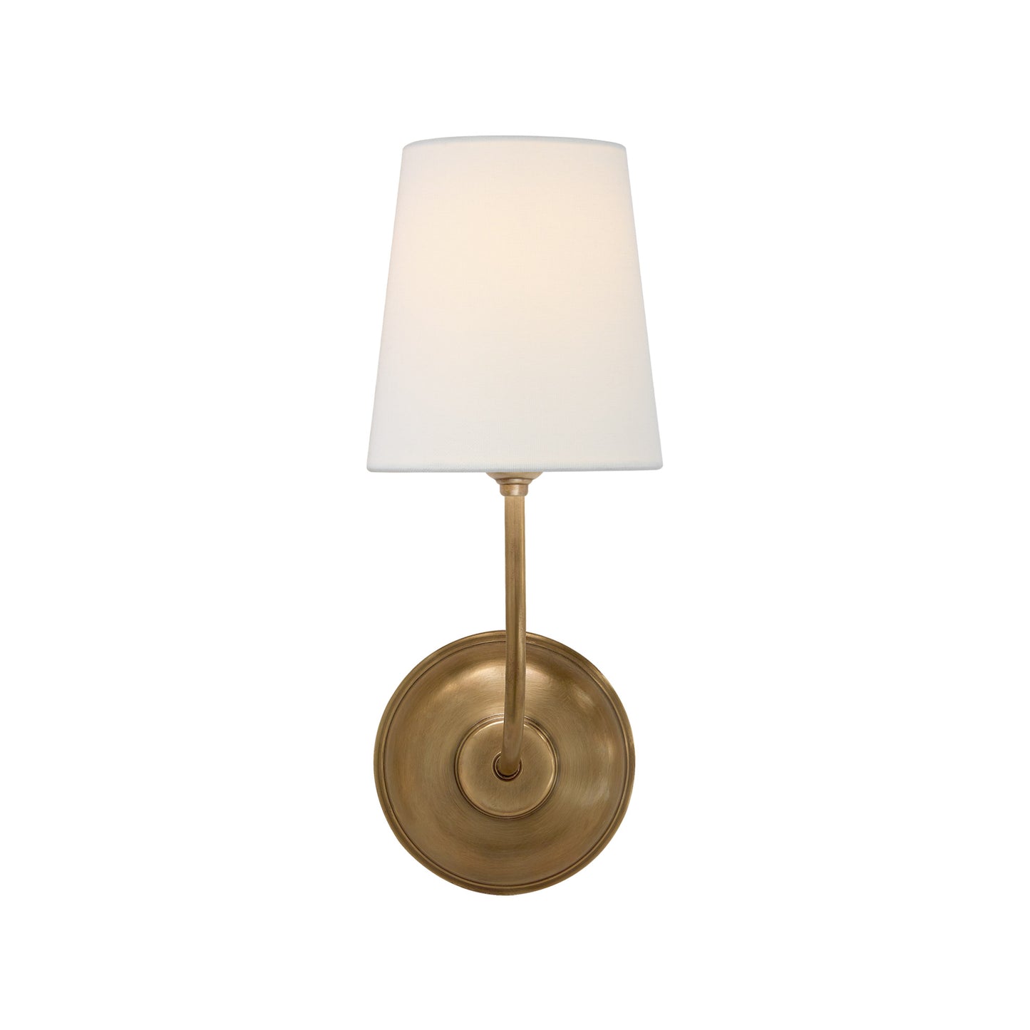 Thomas O'Brien Vendome Linen Single Wall Sconce Wall Light Bloomingdales Lighting Antique Brass