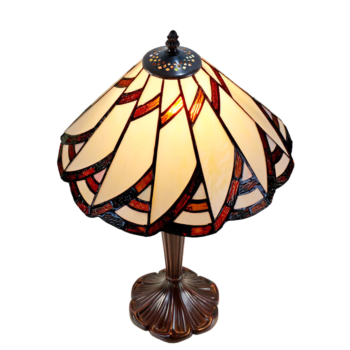 Vermont Stained Glass Table Lamp Table Lamp G&G Bros