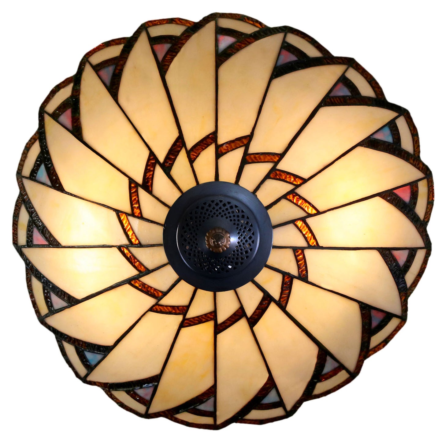 Vermont Tiffany Stained Glass Floor Lamp Floor Lamp G&G Bros