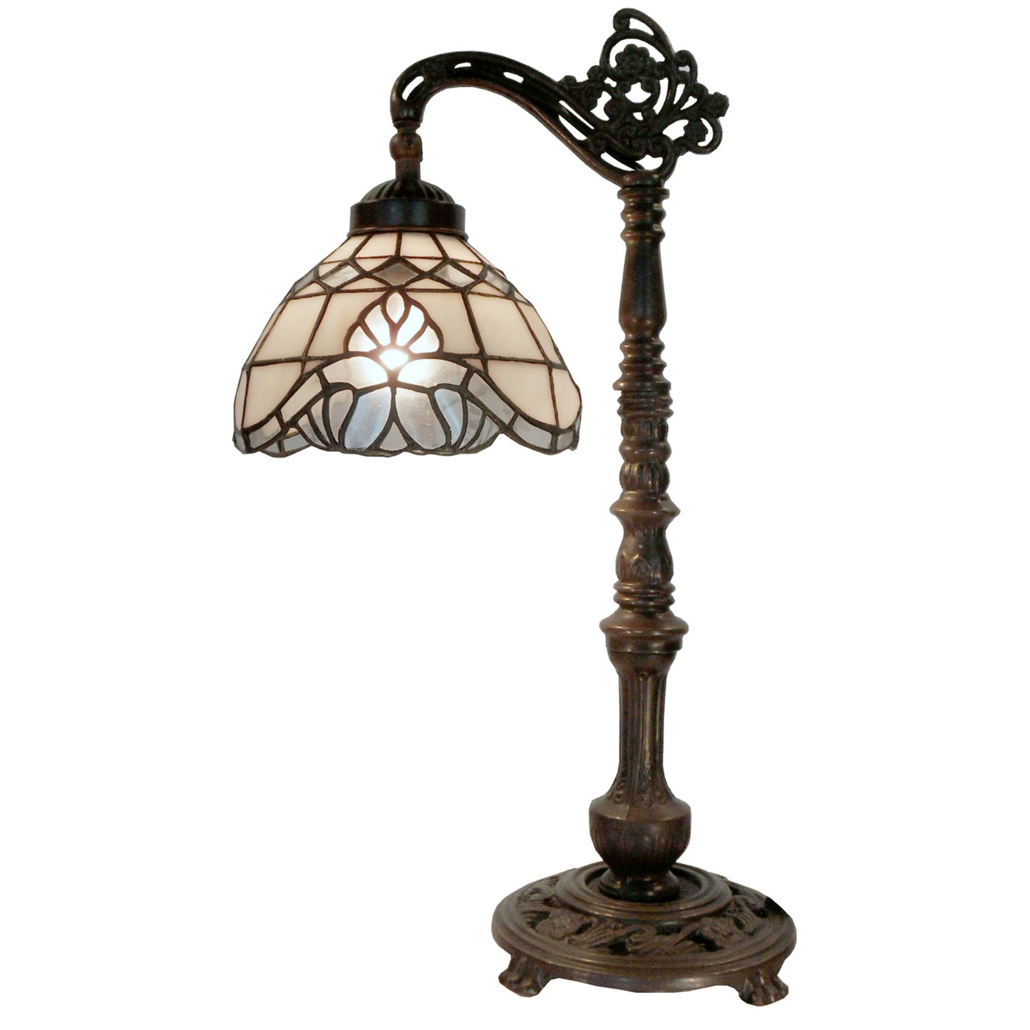 Vienna Edwadian Stained Glass Table Lamp Table Lamp G&G Bros