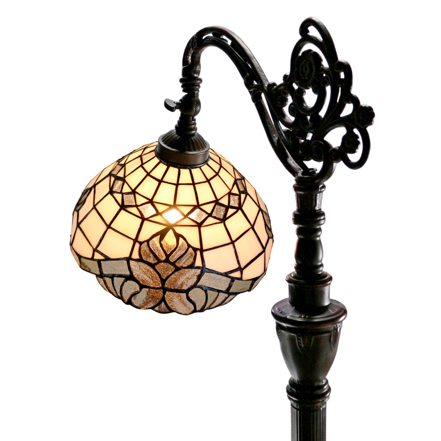 Vienna Edwardian Stained Glass Floor Lamp Floor Lamp G&G Bros