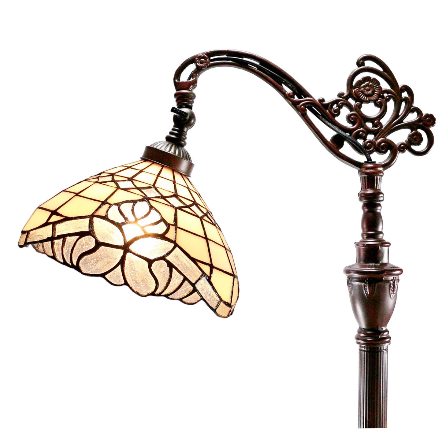 Vienna Edwardian Stained Glass Floor Lamp Floor Lamp G&G Bros