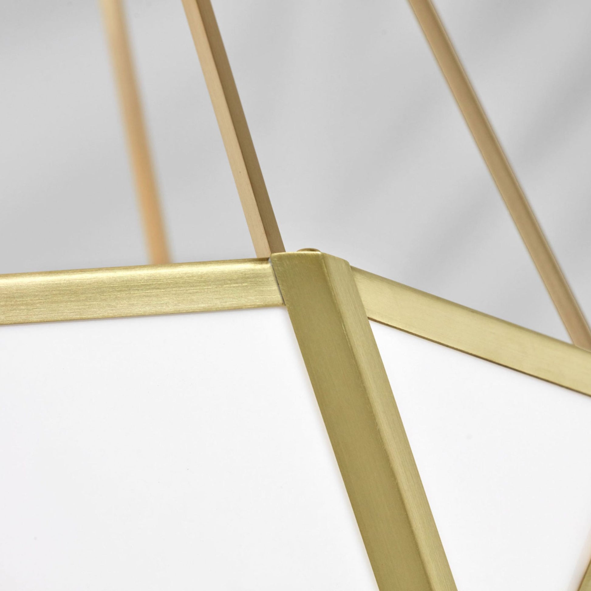 Urban Electric Co. Yves Hang Hewn Brass & Pot White Regular Chandelier Pendant Light Bloomingdales Lighting