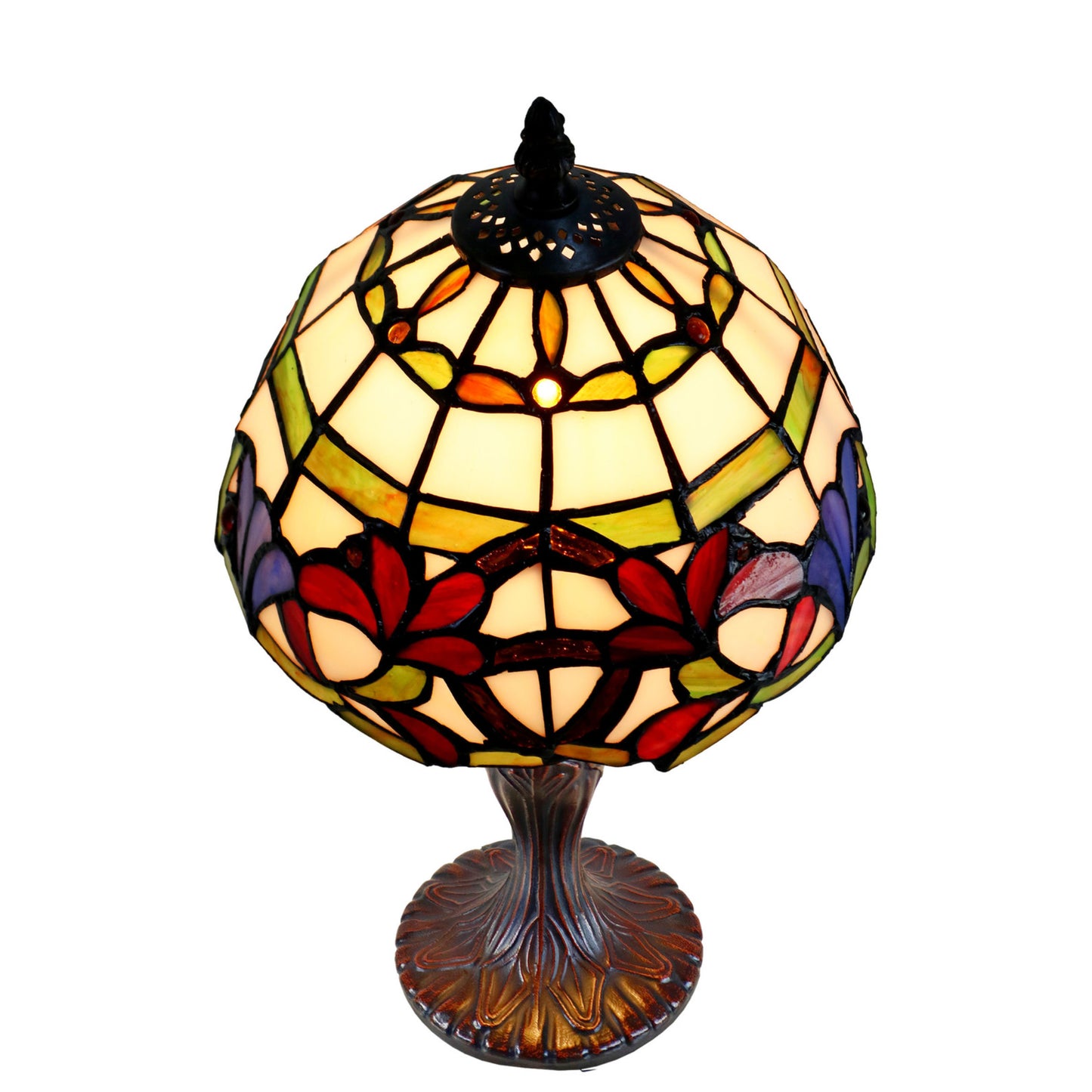 Zeya Small Stained Glass Table Lamp Table Lamp G&G Bros
