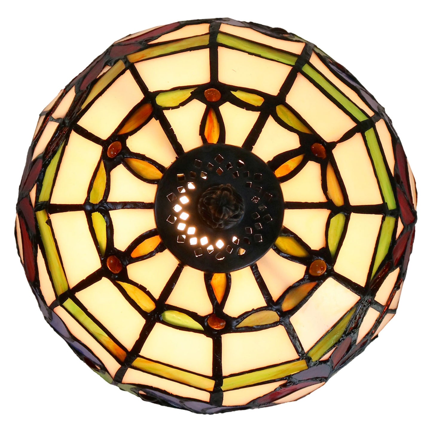 Zeya Small Stained Glass Table Lamp Table Lamp G&G Bros