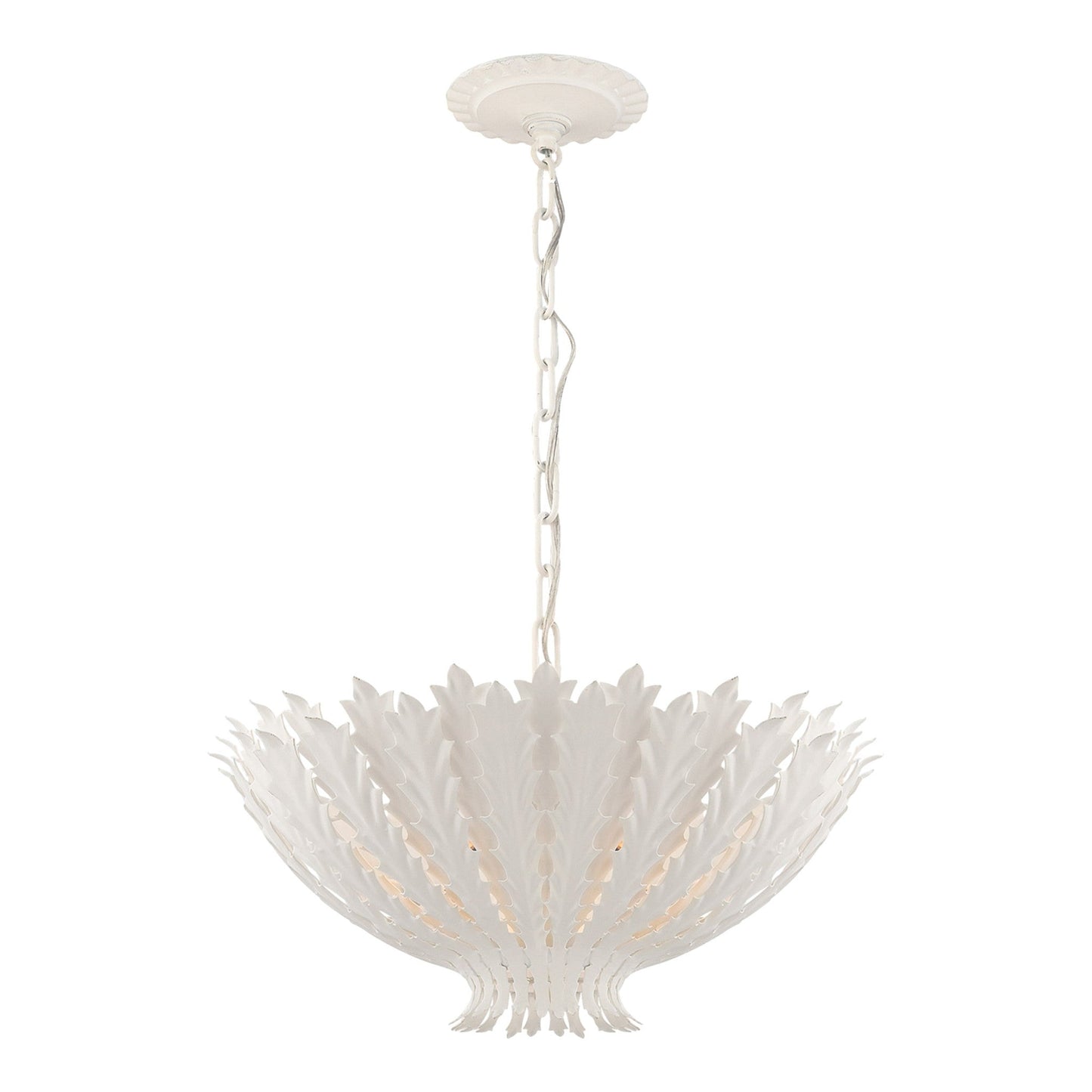 AERIN Hampton Extra Large Reef Chandelier - Plaster White Pendant Light Bloomingdales Lighting Plaster White Small